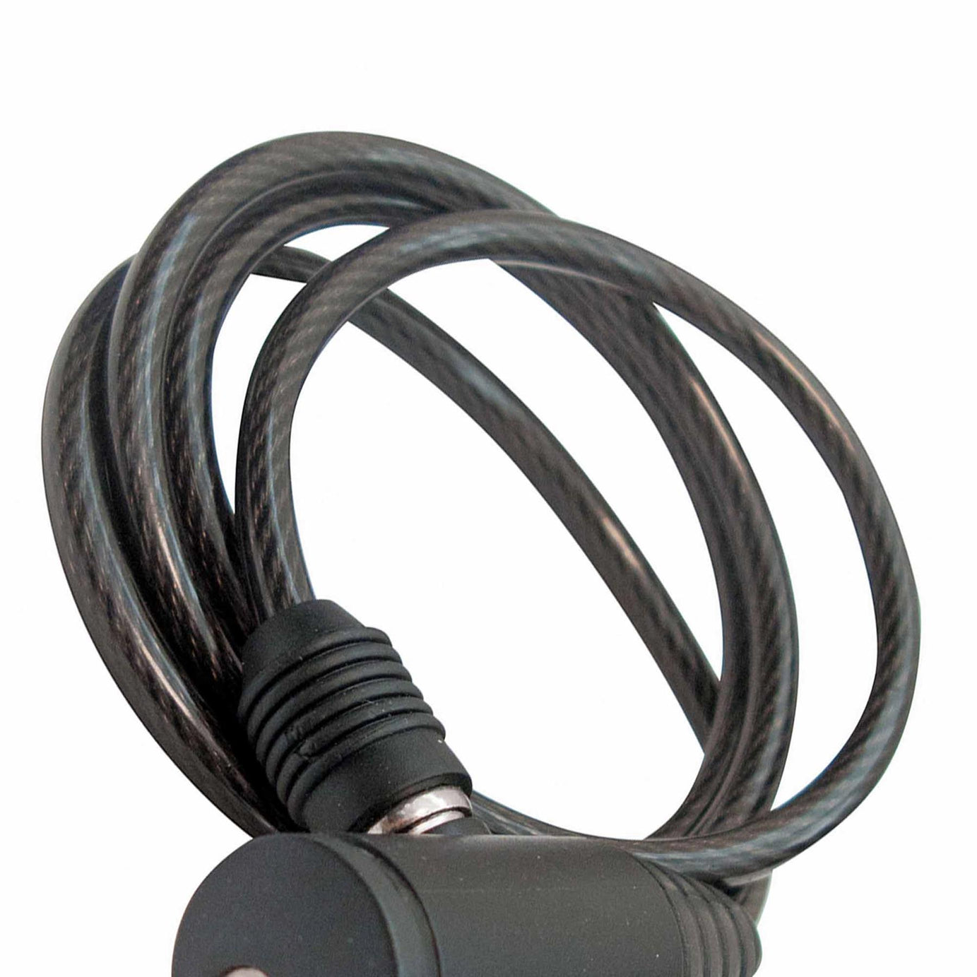 Bicycle Security Cable Lock Task Tools Black with Bracket 1000 x 6mm