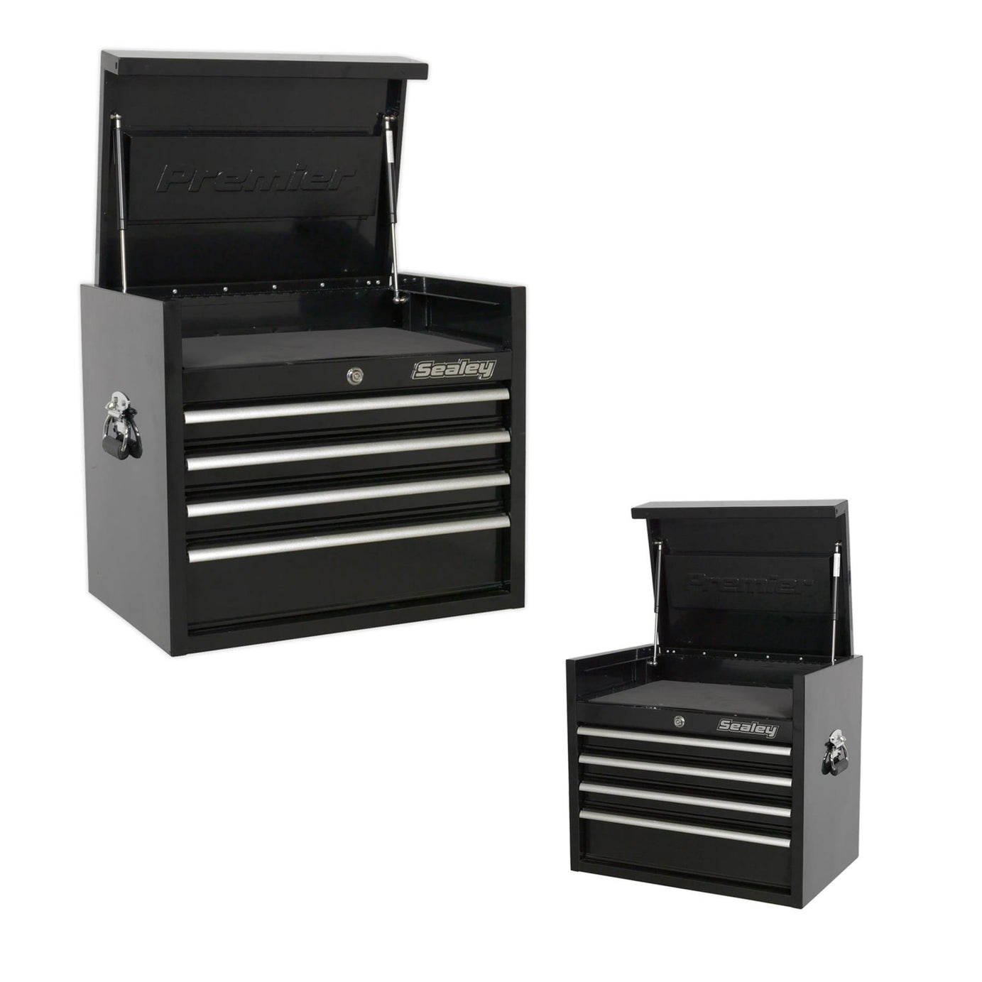 Sealey Topchest 4 Drawer 660mm Heavy-Duty Black