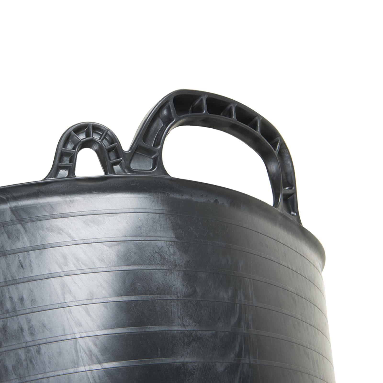 Multi-Purpose Flexible Tub Strong 26Ltr For Building Plastering Gardening - 10pk