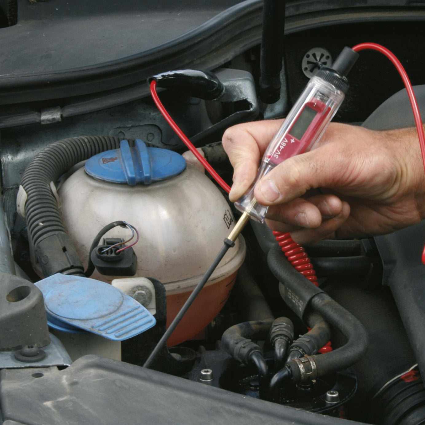 Sealey Integrated Test Light/Voltmeter 3-48V