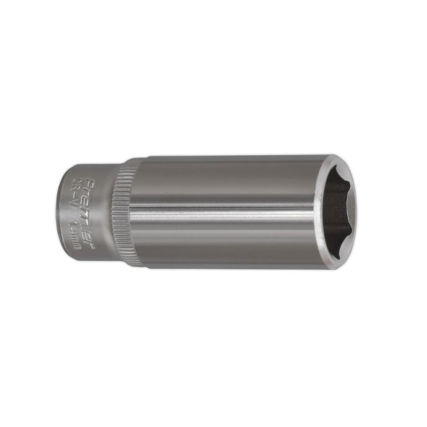 Sealey WallDrive® Socket 14mm Deep 1/4"Sq Drive