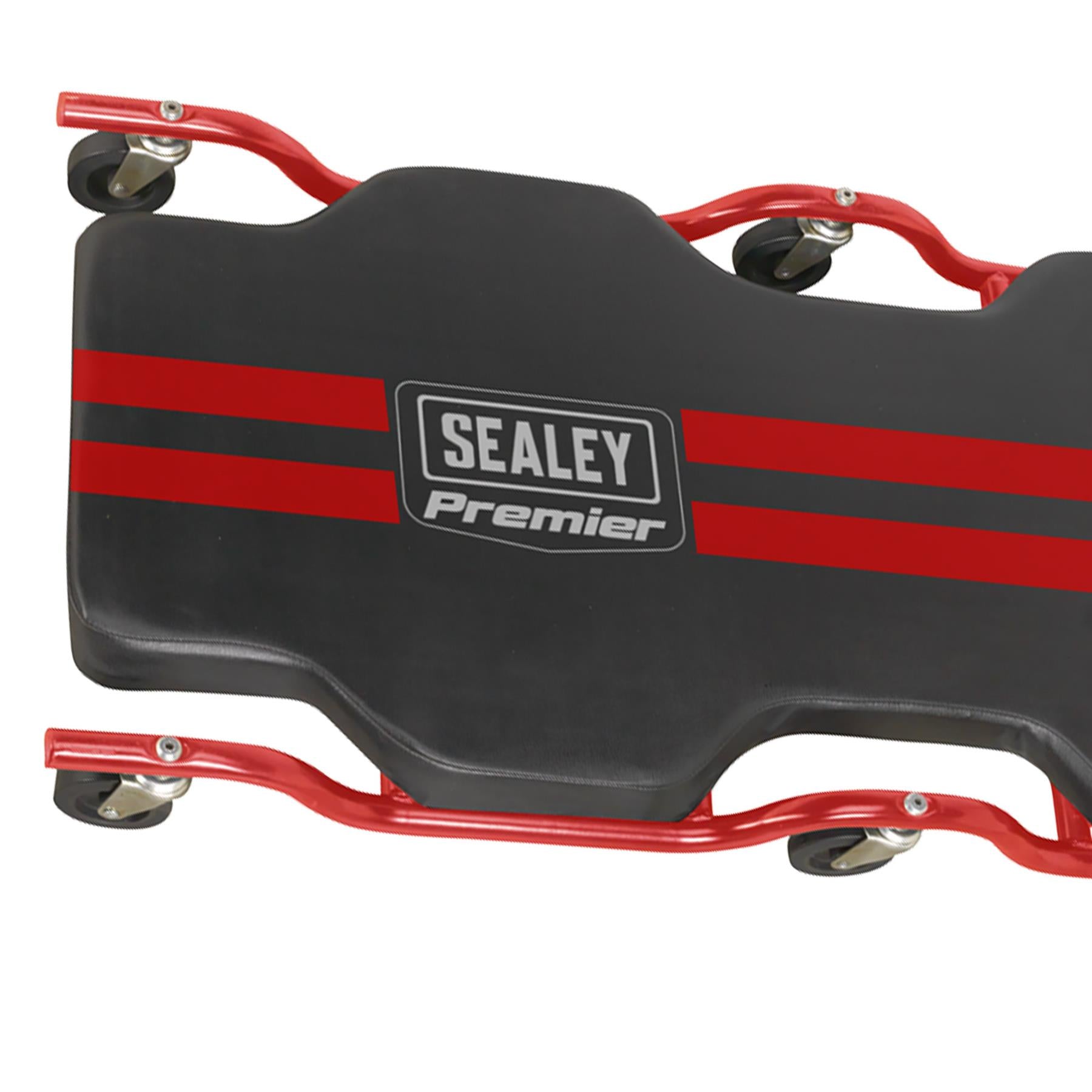 Sealey Steel Creeper with 6 Wheels & Headrest Deluxe