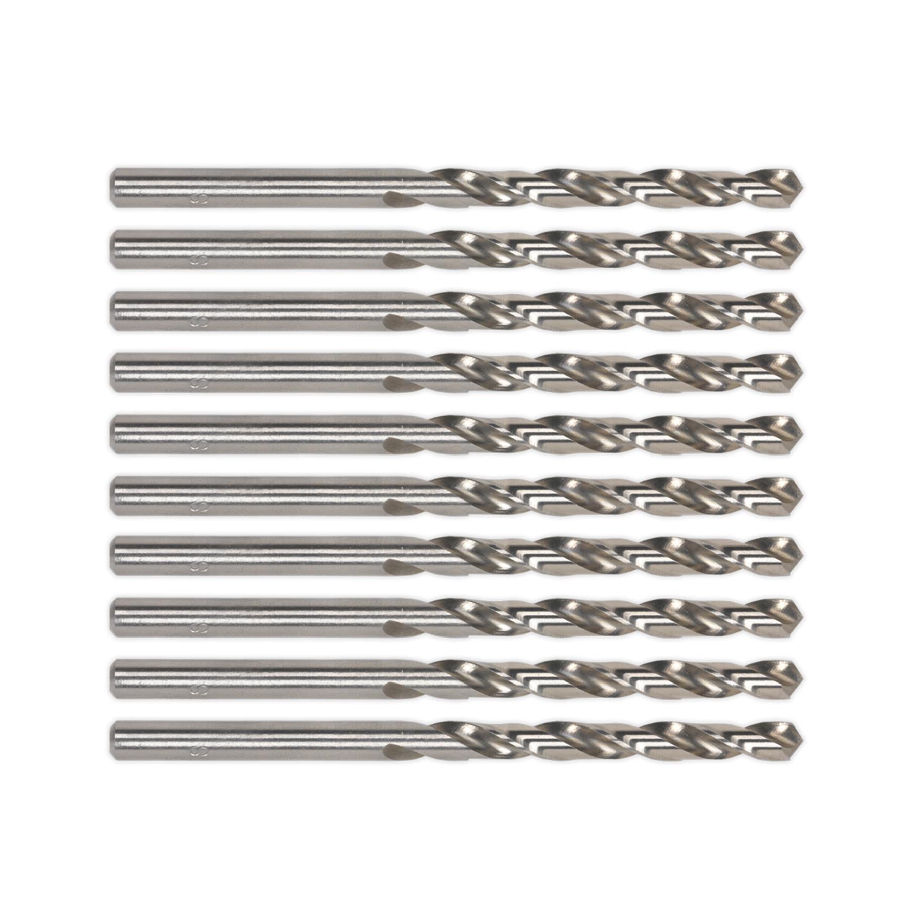 Sealey HSS Fully Ground Drill Bit Ø6.5mm Pack of 10