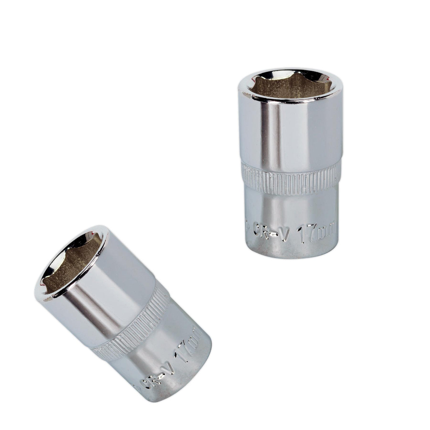 Sealey WallDrive Socket 17mm 1/2"Sq Drive Fully Polished