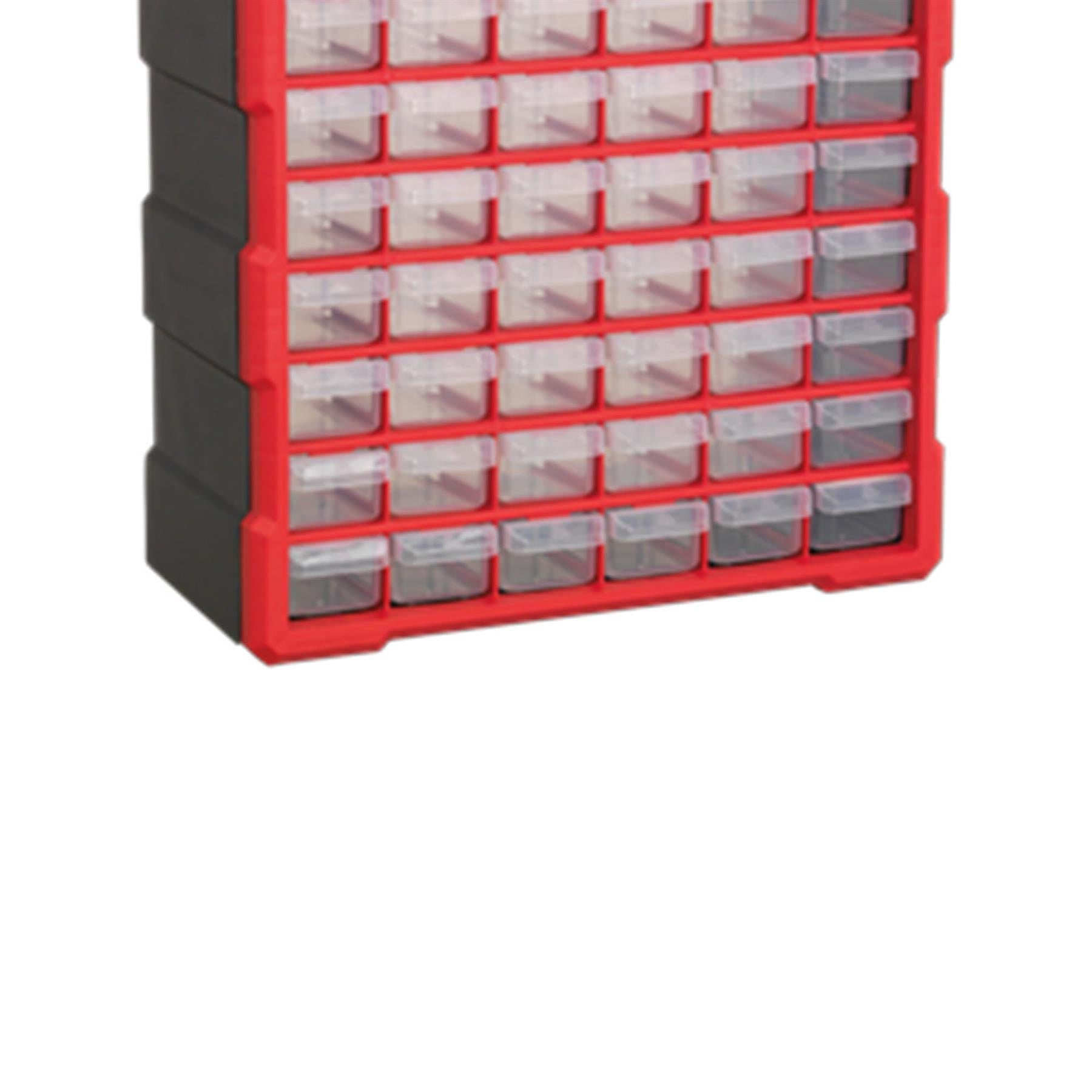 Sealey Cabinet Box 60 Drawer - Red/Black