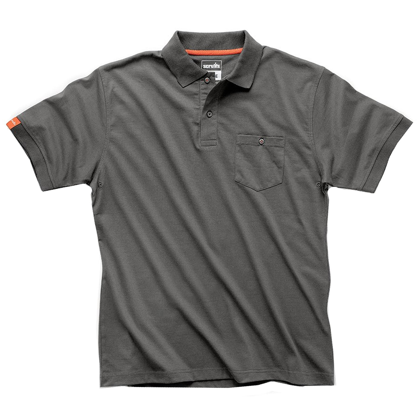 Scruffs Eco Worker Polo Shirt Mens Work Polo Graphite S