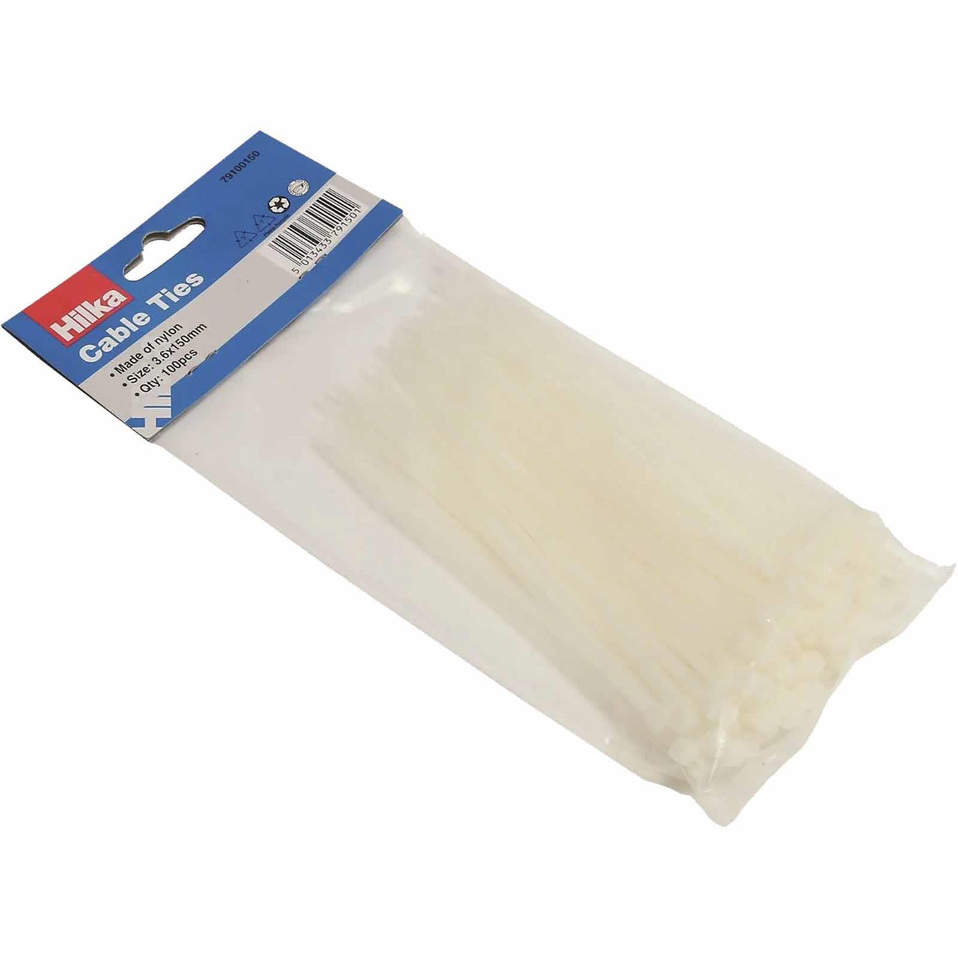 Hilka Cable Ties 3.6mm x 150mm