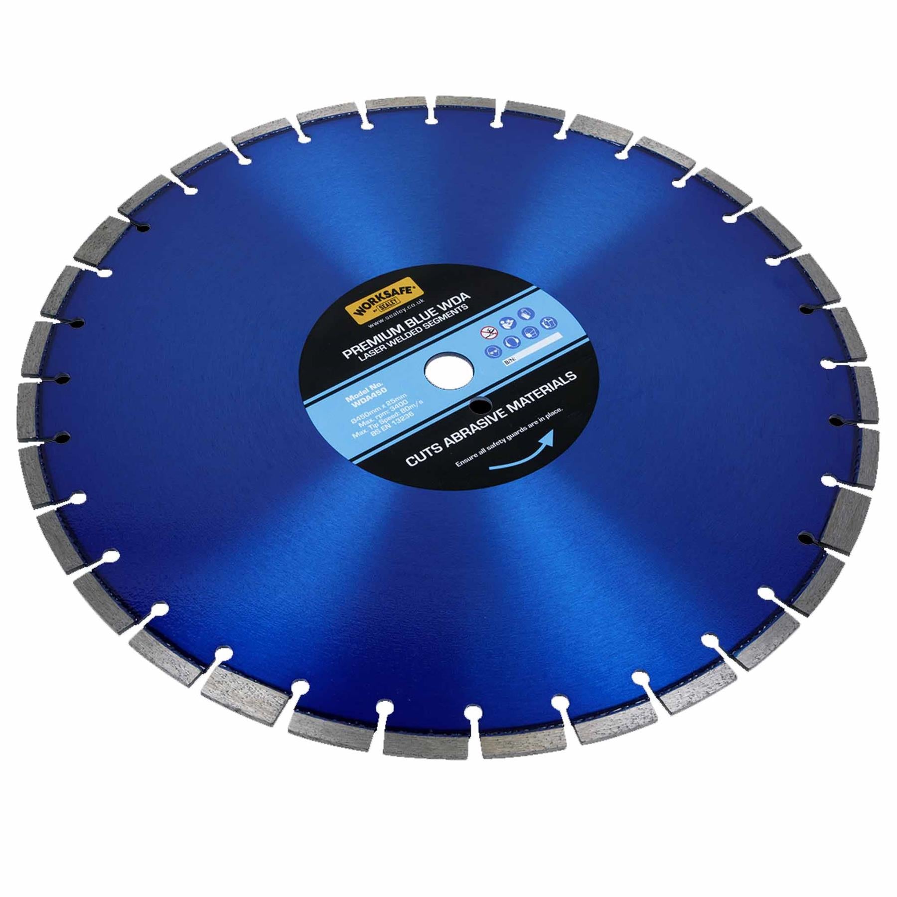 Sealey Premium Blue WDA Diamond Blade Ø450 x 25mm