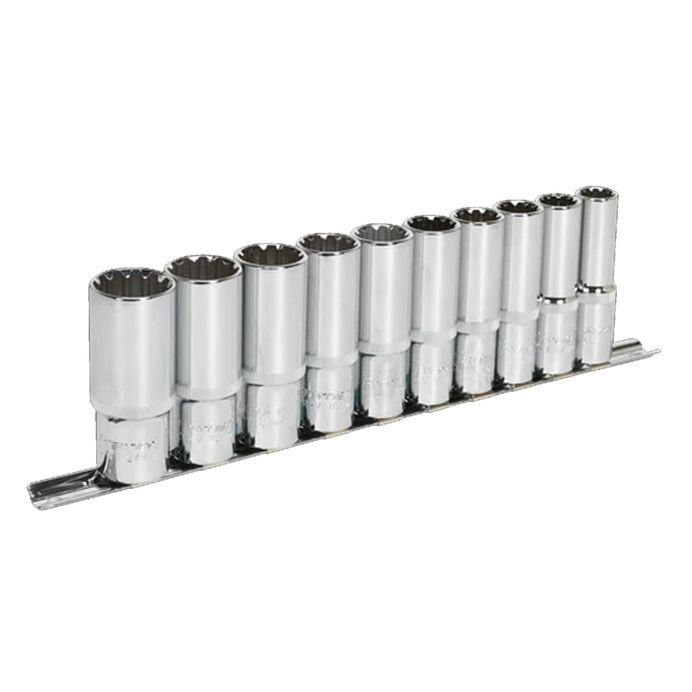 Sealey Socket Set 10pc Deep 1/2"Sq Drive Total Drive