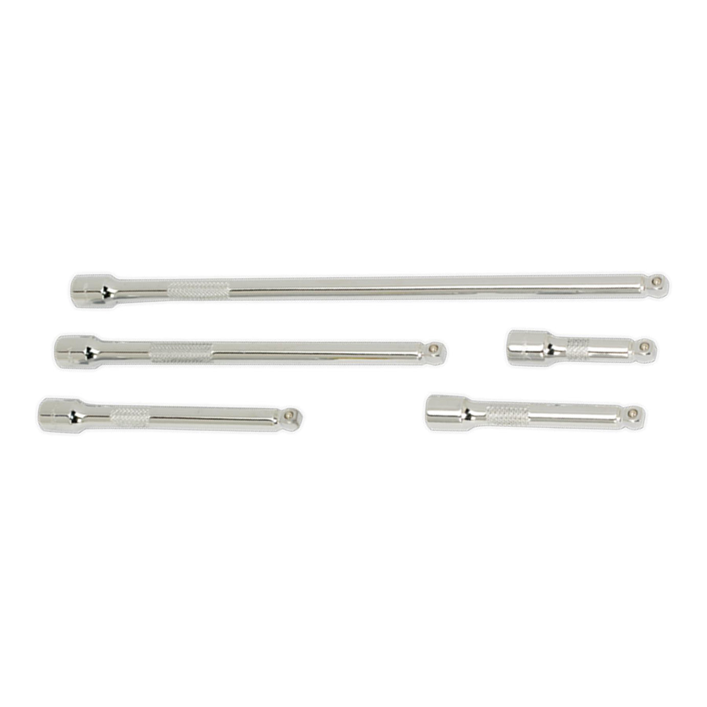 Wobble Extension Bar Set 5pc 1/4"Sq Drive. AK766 Sealey
