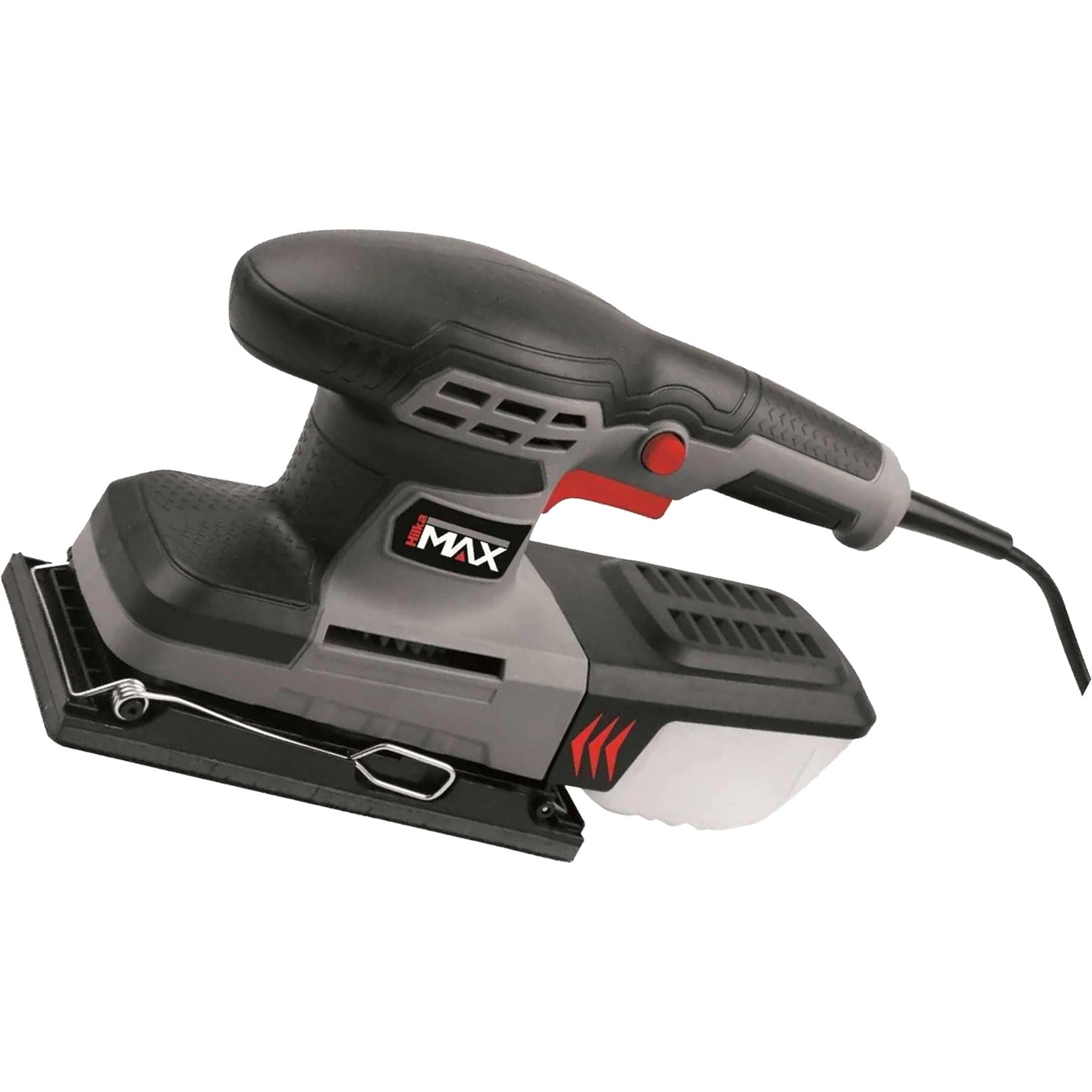 260W 1/3 Sheet Sander Dust Collection Box & 3 Hook & Loop Sanding Sheets