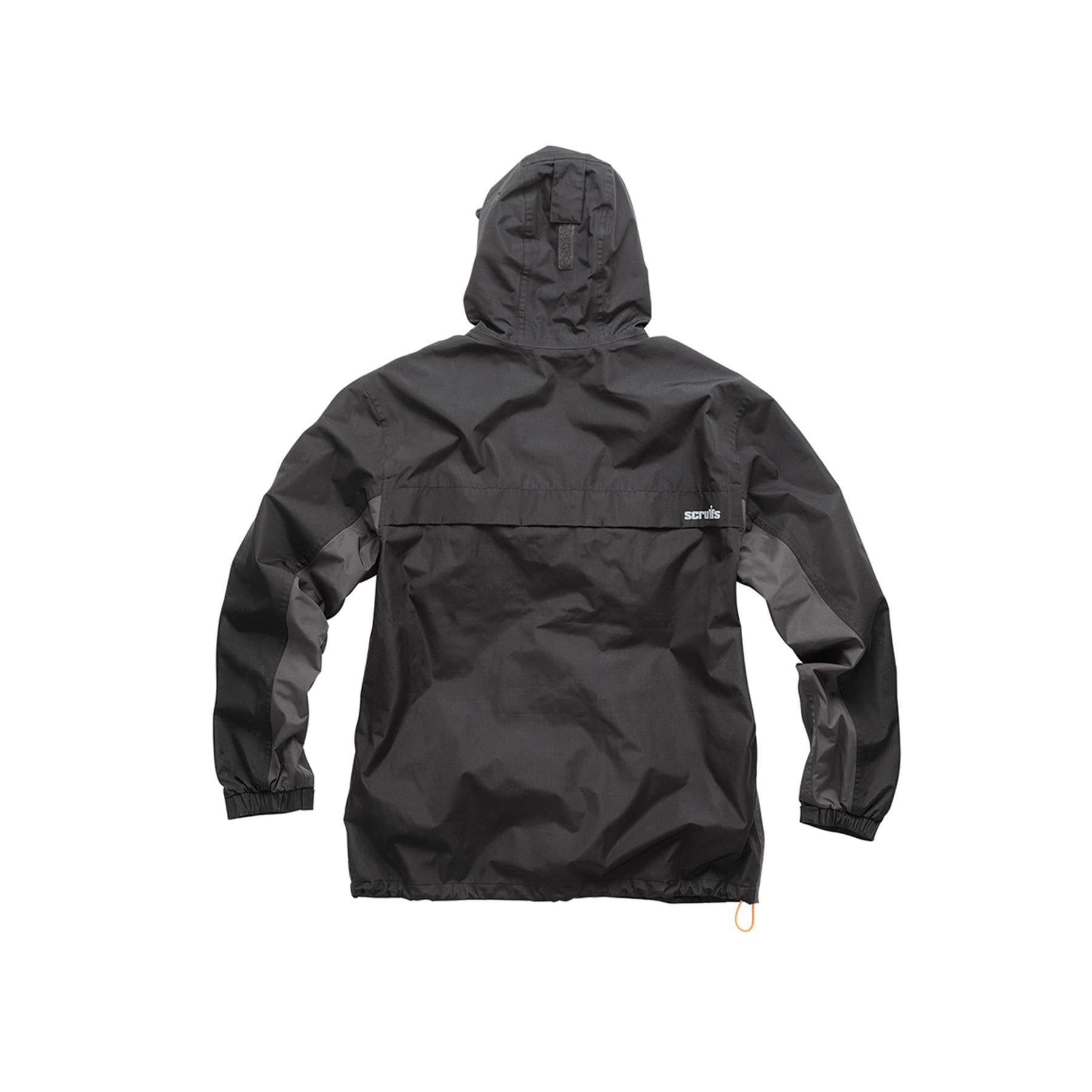 SCRUFFS Waterproof Worker Jacket Black/Graphite L Lightweight Robust NEW 2019 L