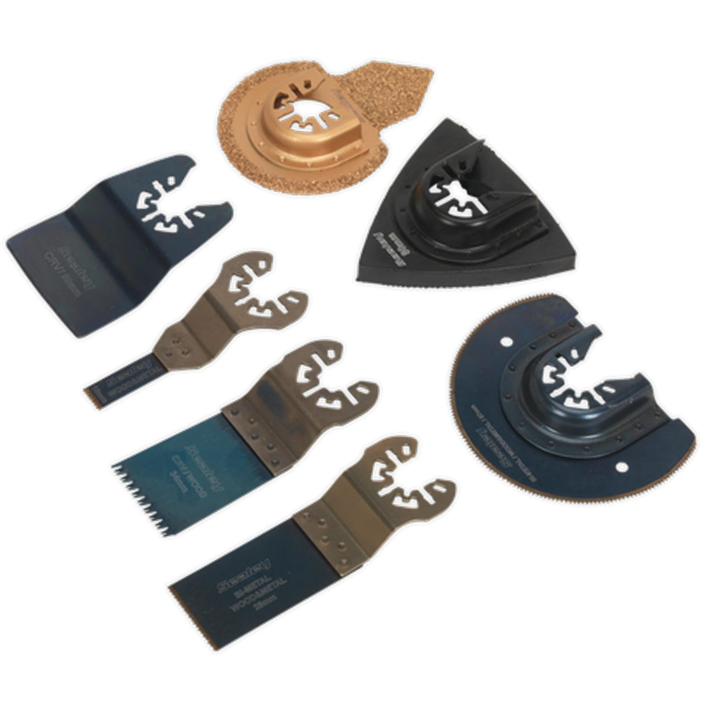 Sealey Multi-Tool All-Purpose Blade Set 7pc