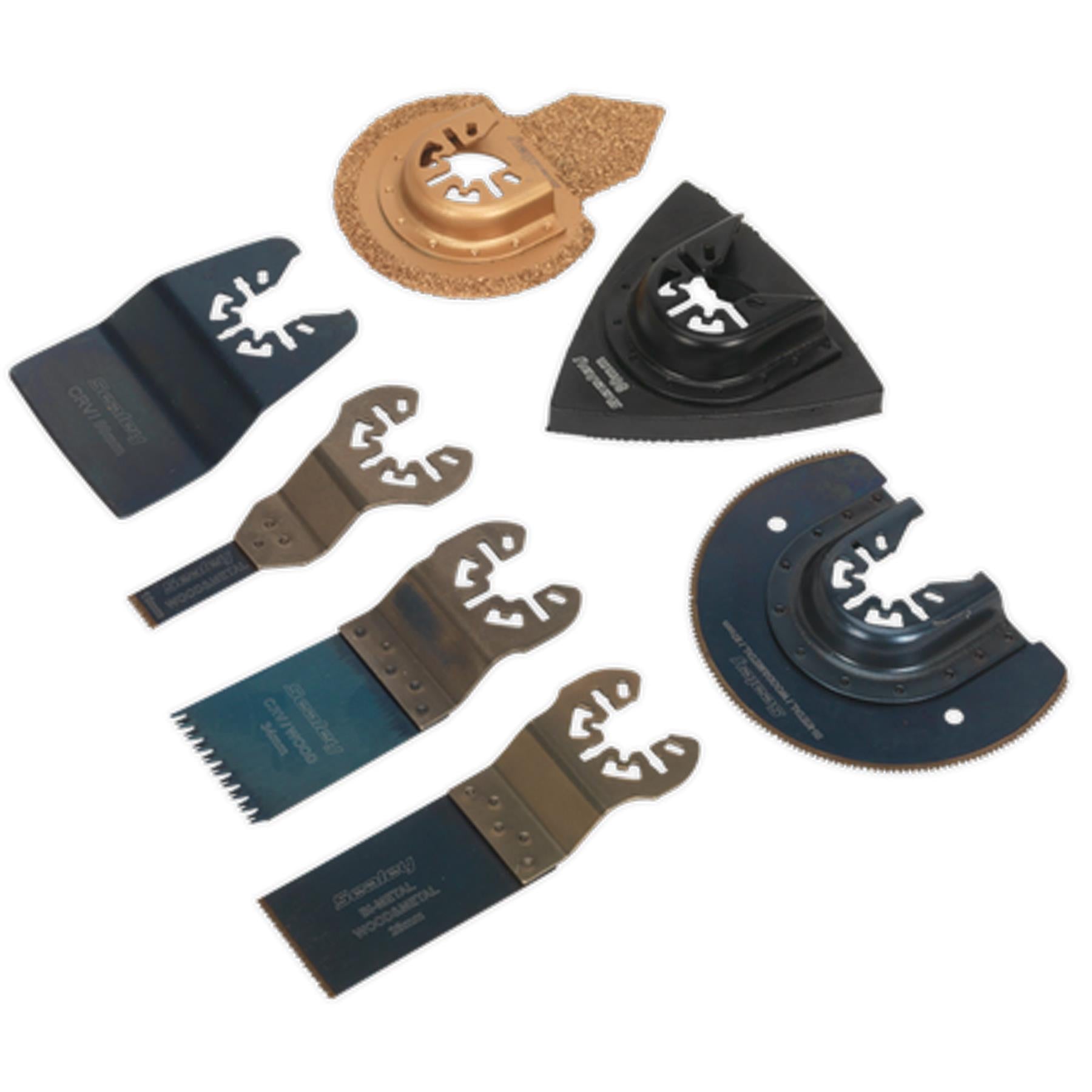 Sealey Multi-Tool All-Purpose Blade Set 7pc