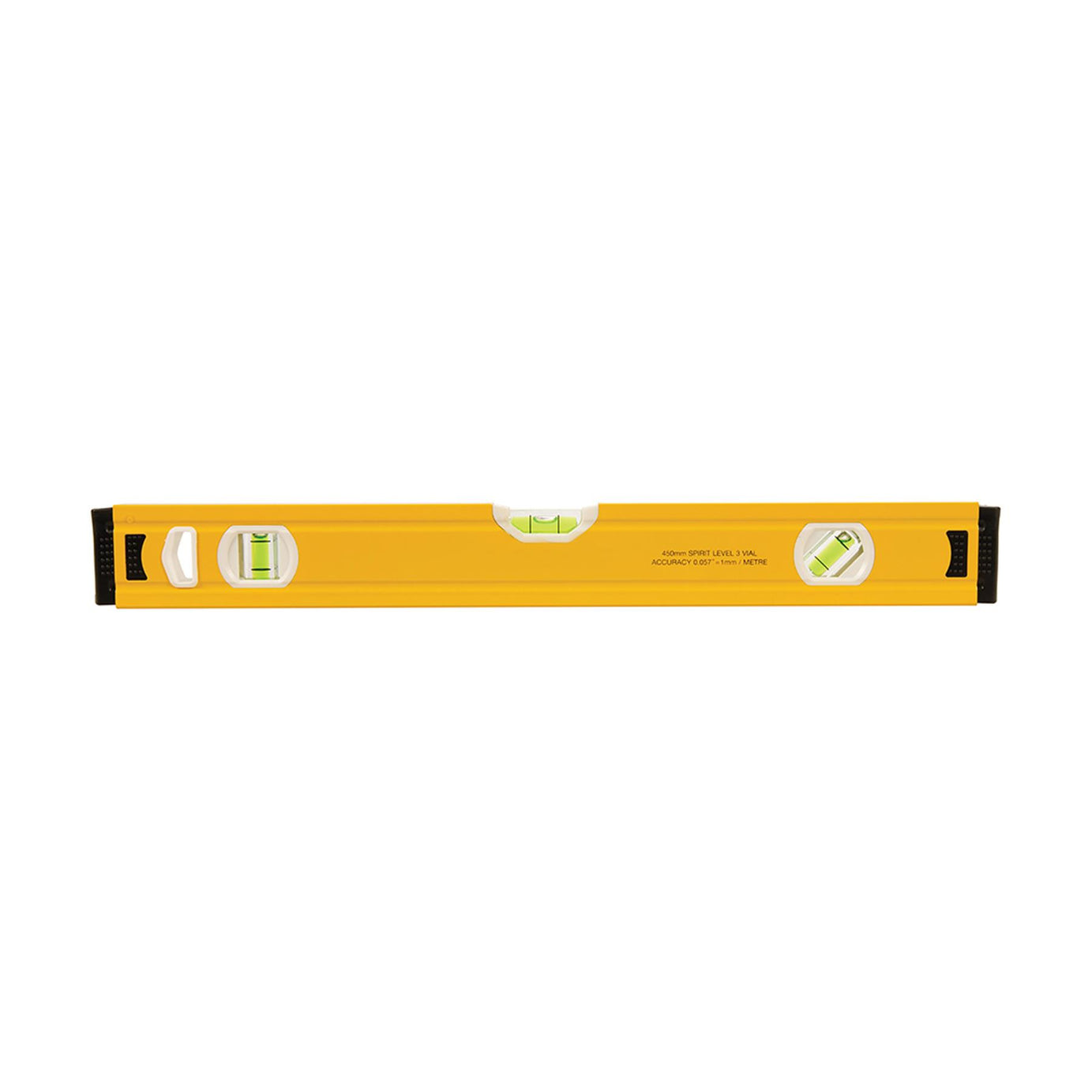 Spirit Level 450mm Measure Angles DIY ribbed sides for strength and accuracy