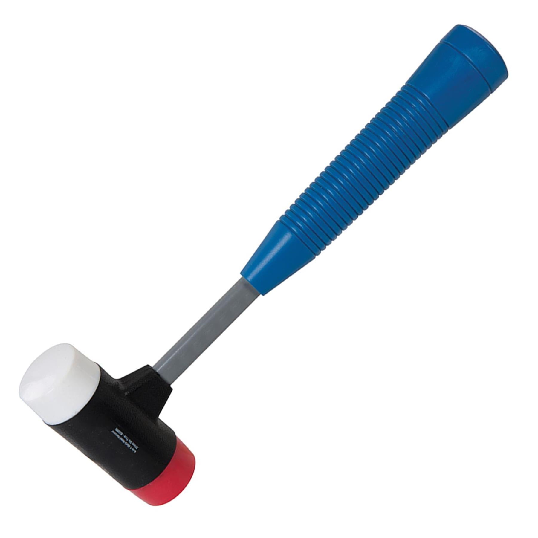 4-In-1 Multi-Head Hammer - 37mm Dia Face Fibreglass Shaft High Shock Absorbency