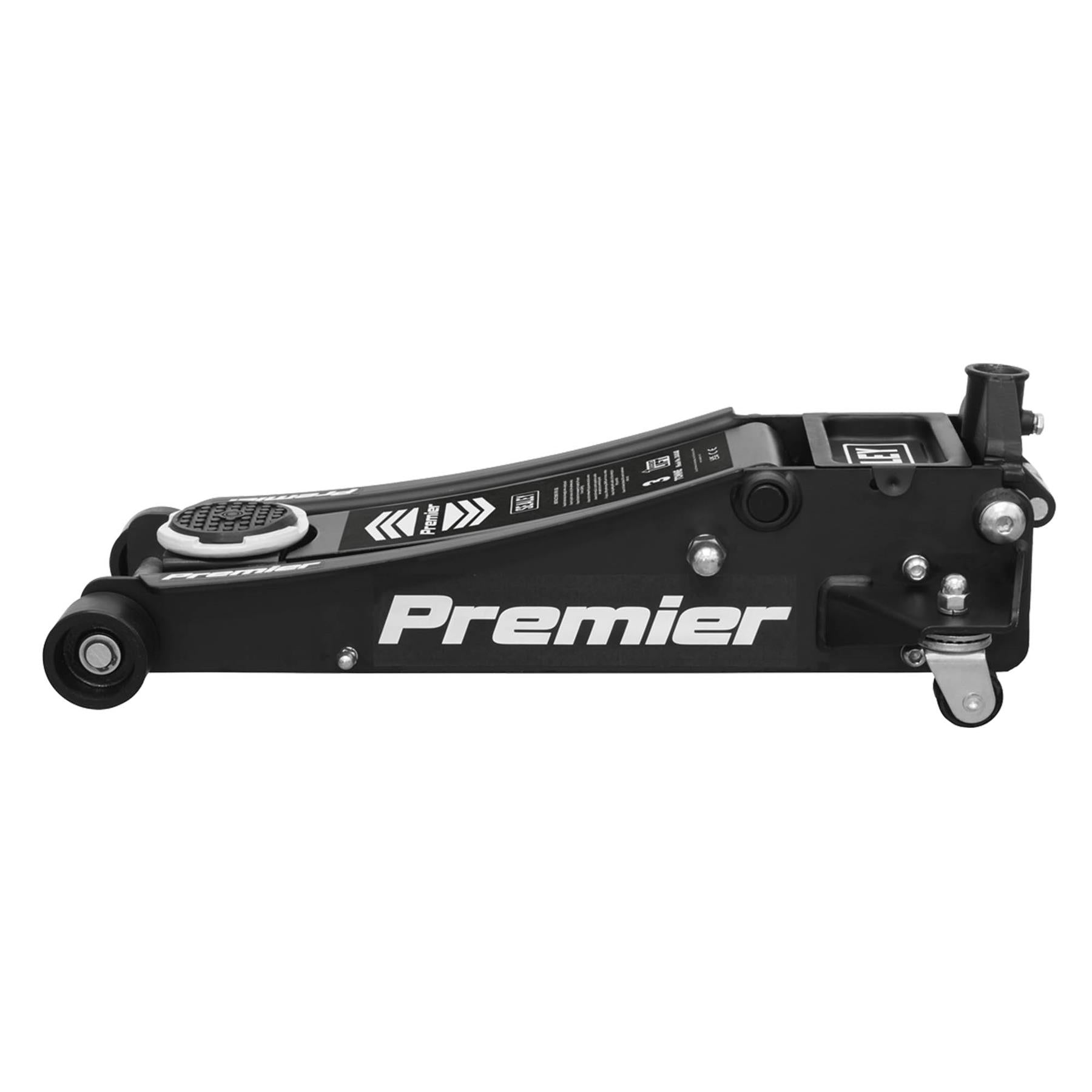 Sealey Trolley Jack 3tonne Rocket Lift Black Garage Workshop DIY