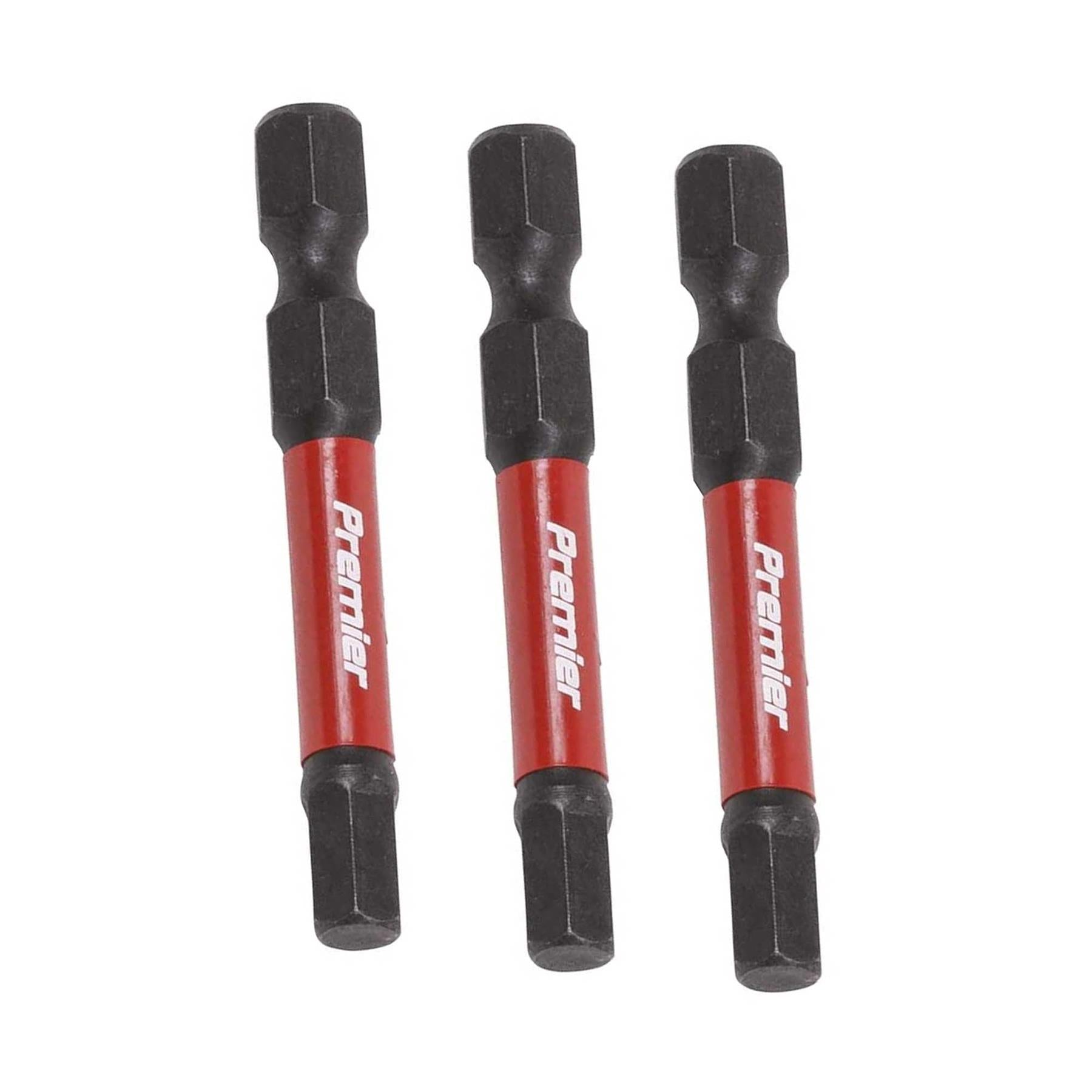 Hex 5mm Impact Power Tool Bits 50mm - 3pc