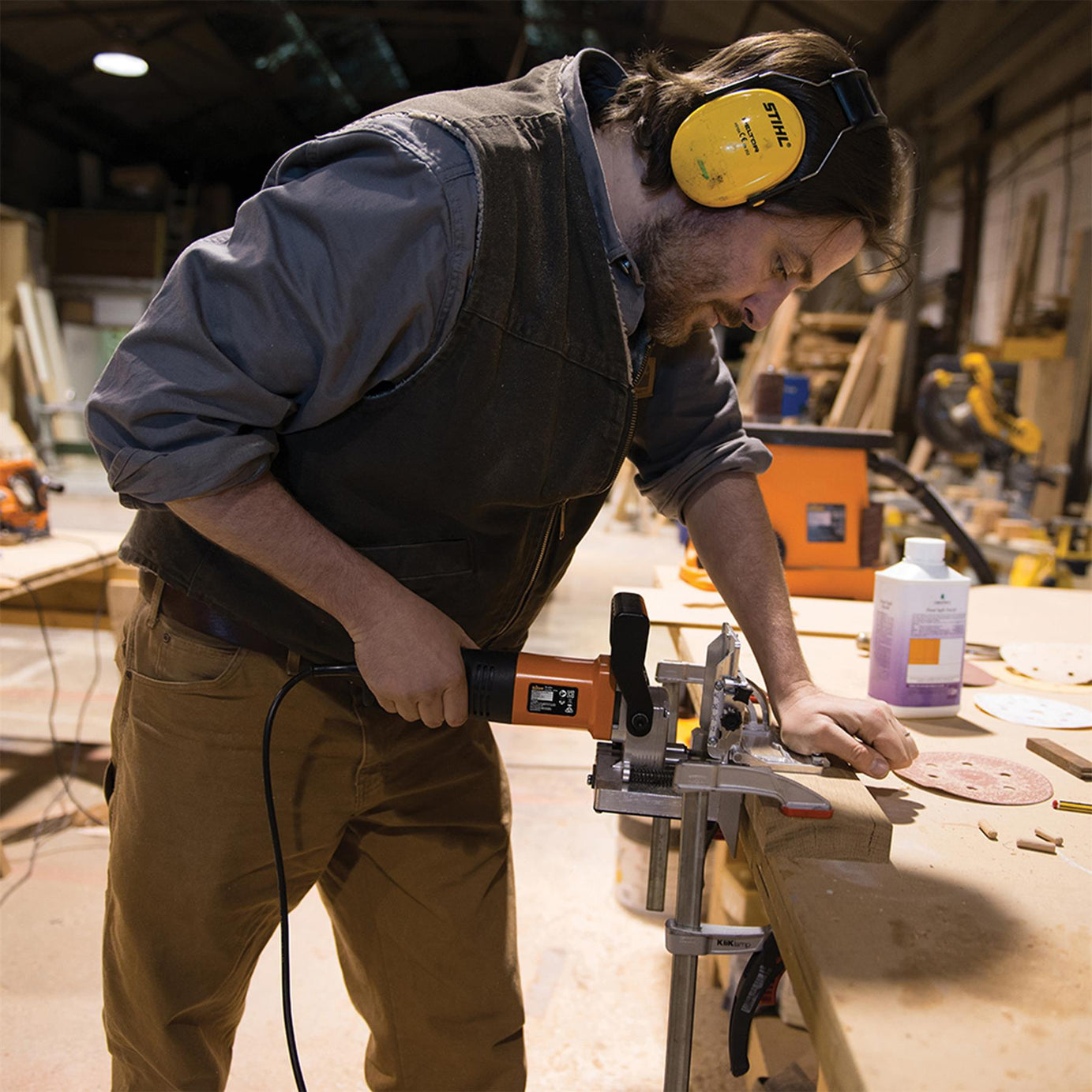 Professional Dowelling Jointer 710W 240V Double Dowel 8 10 12mm Tdj600 Jointer