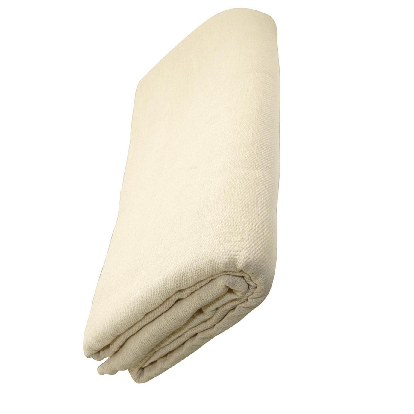 Dust Sheet Poly Twill 3.6 X 2.4M 100% Absorbent Cotton Twill Polythene Backing