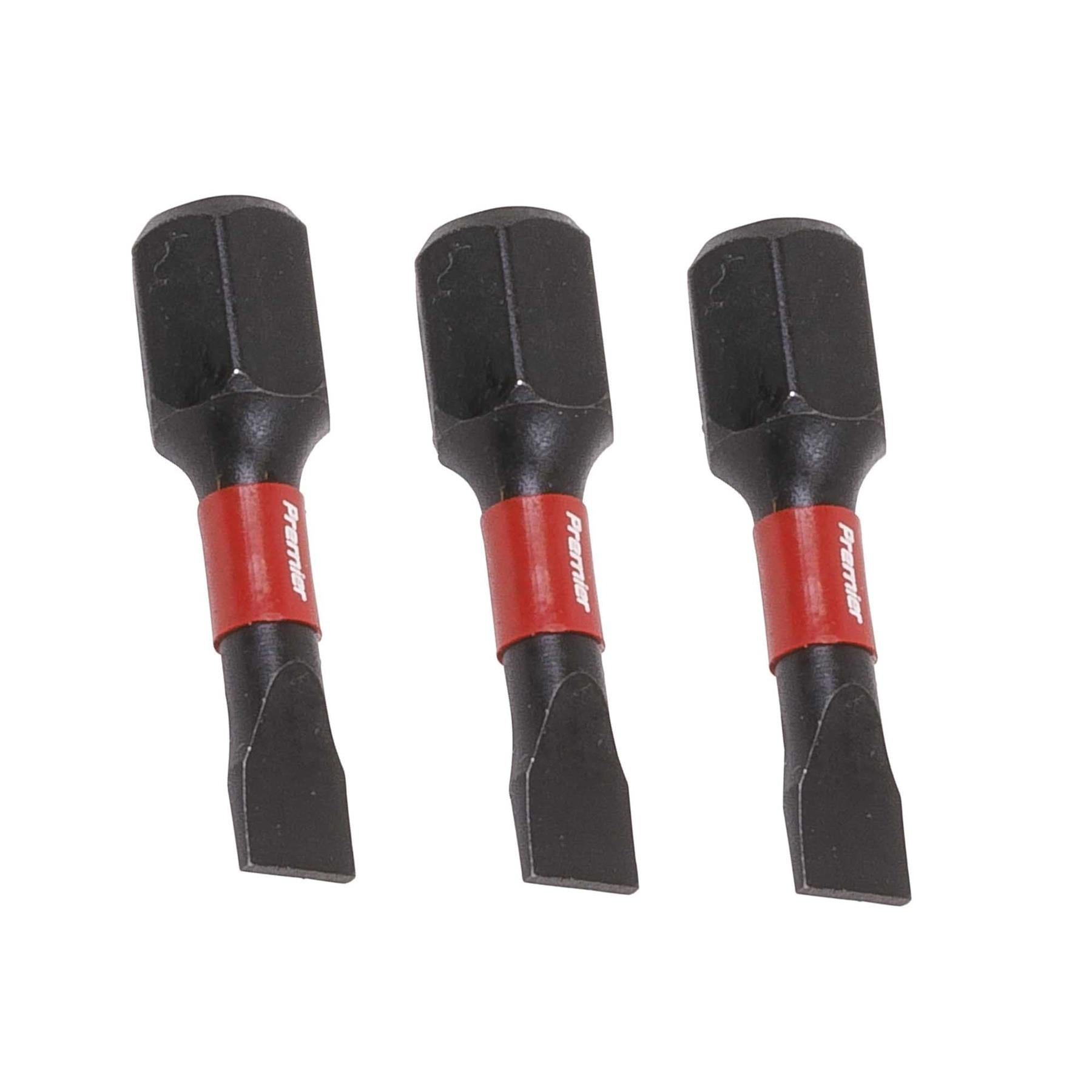 Slotted 4.5mm Impact Power Tool Bits 25mm - 3pc