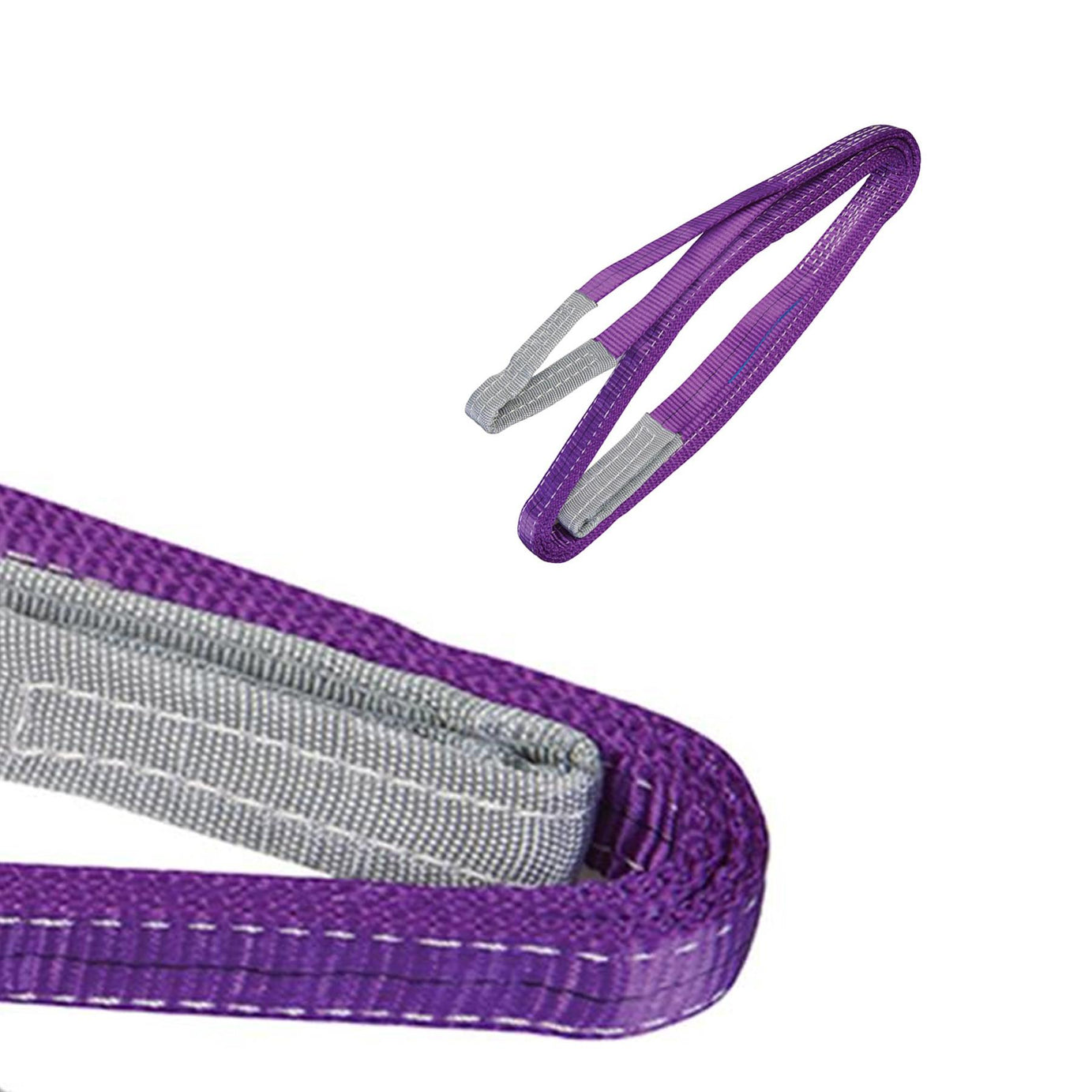 1 Tonne Webbing Lifting Sling Certified Duplex Cargo Strap Hoist Strop 3m