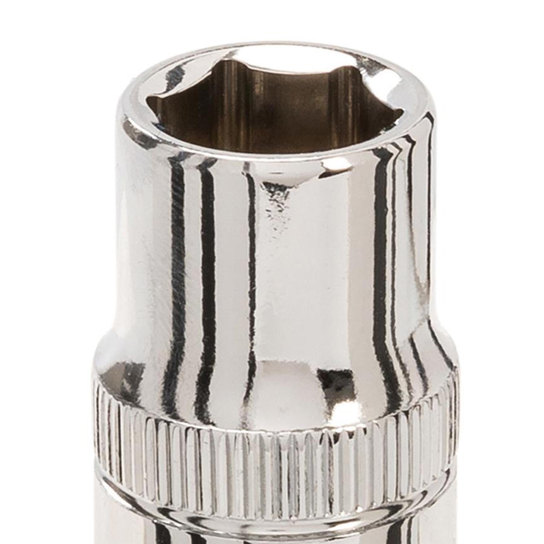 Socket 1/2" Drive Metric Hex Square 13mm Individual Hex Polished Crv Quality