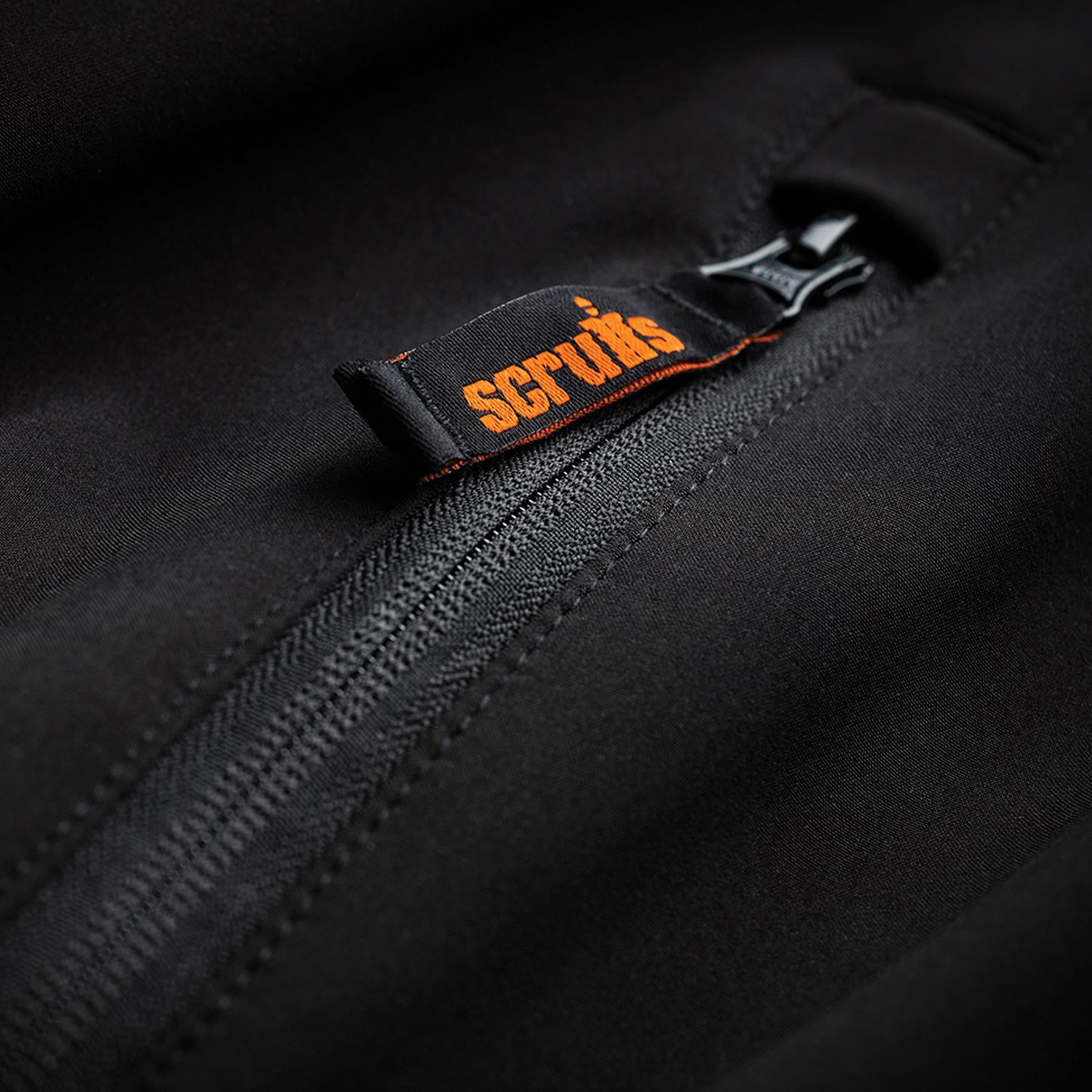 Scruffs Worker Softshell Jacket Black (Large) Men's Trade Work Coat