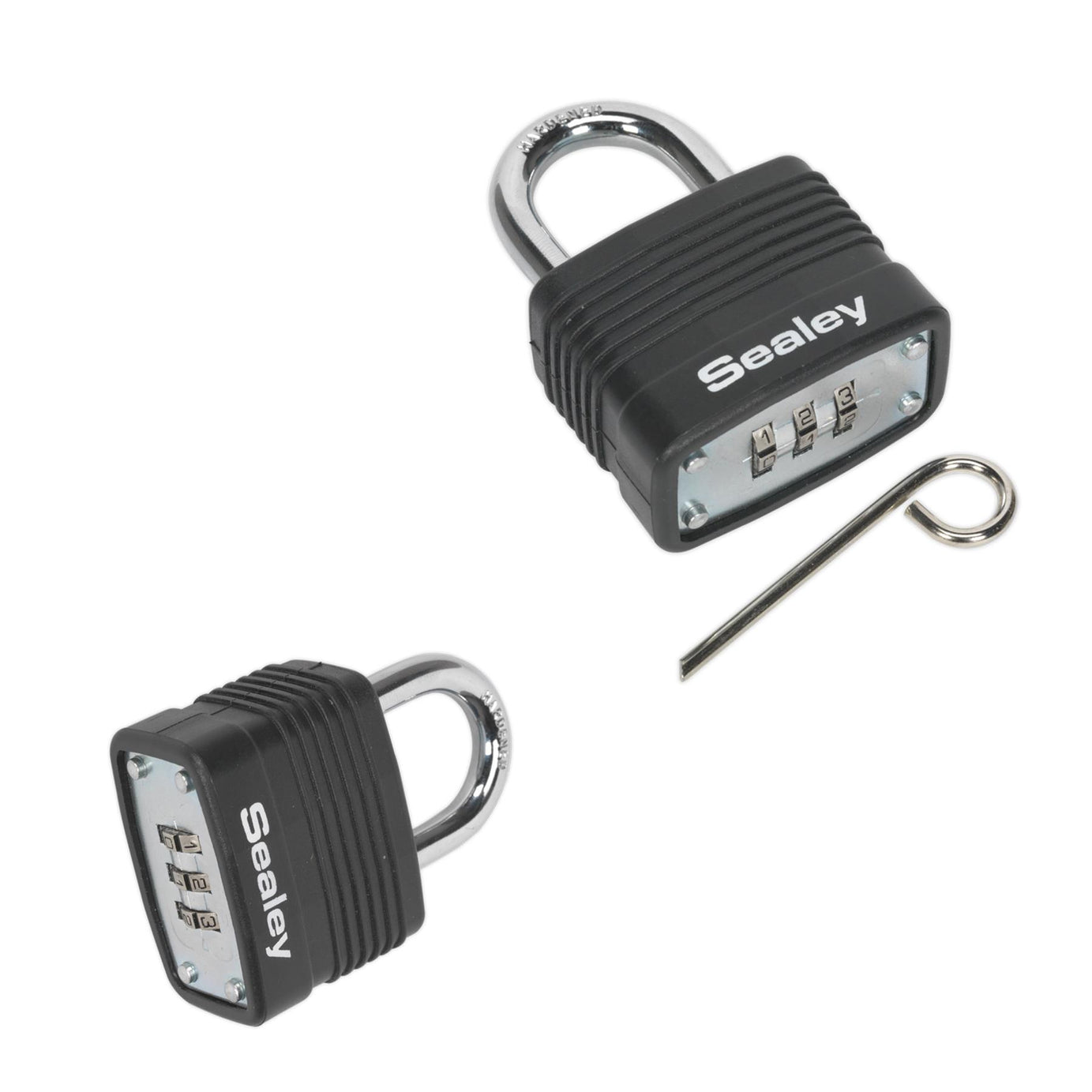 Sealey Steel Body Combination Padlock 40mm
