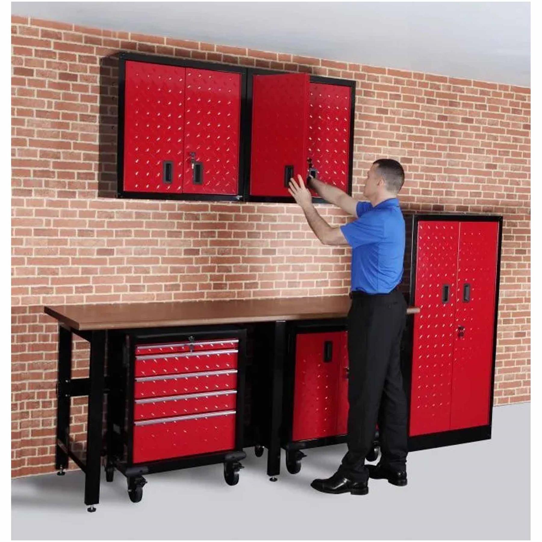 Garage Tools Storage Cabinet Wall Unit