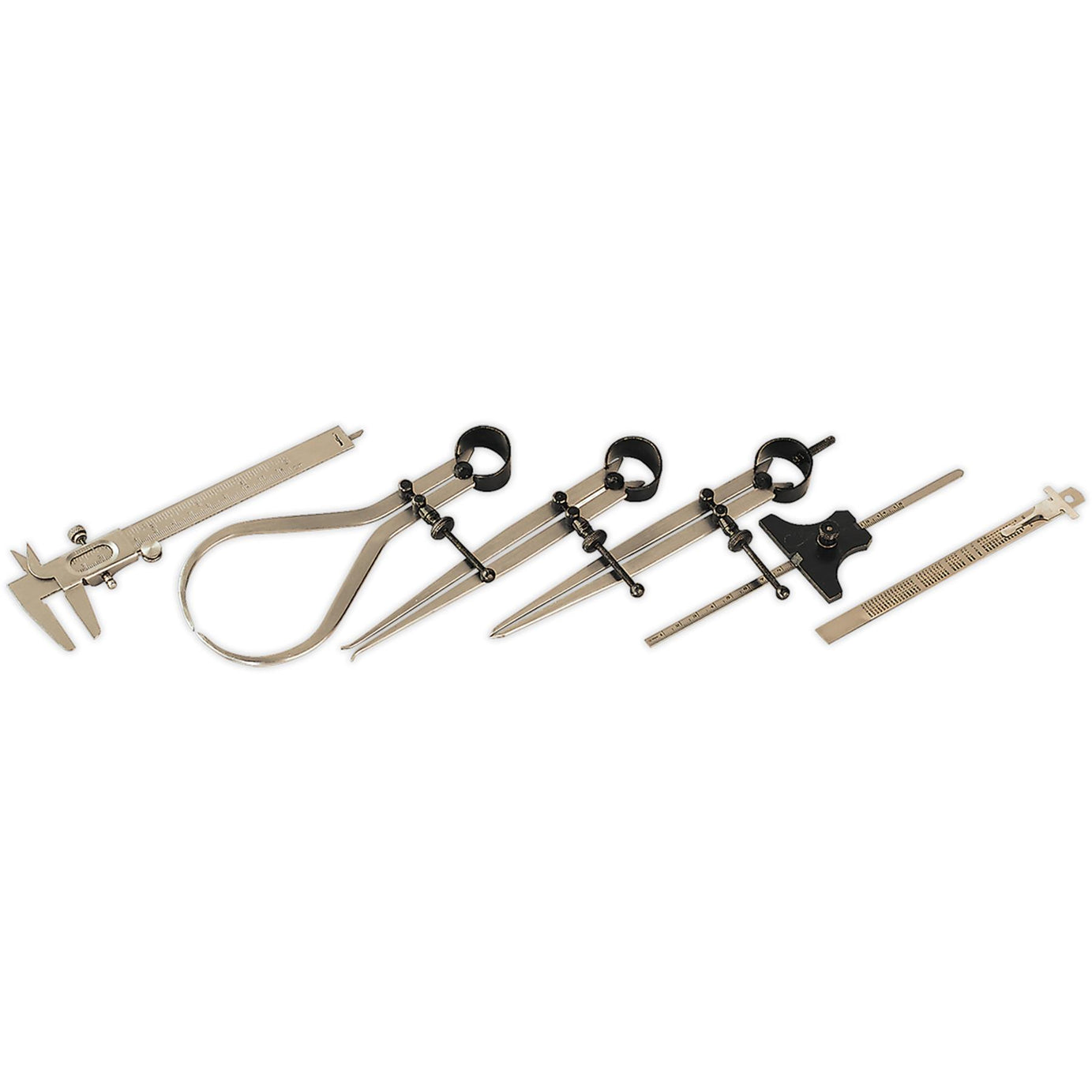 Sealey Measuring Tool Set 6pc Lifetime Guarantee AK10000