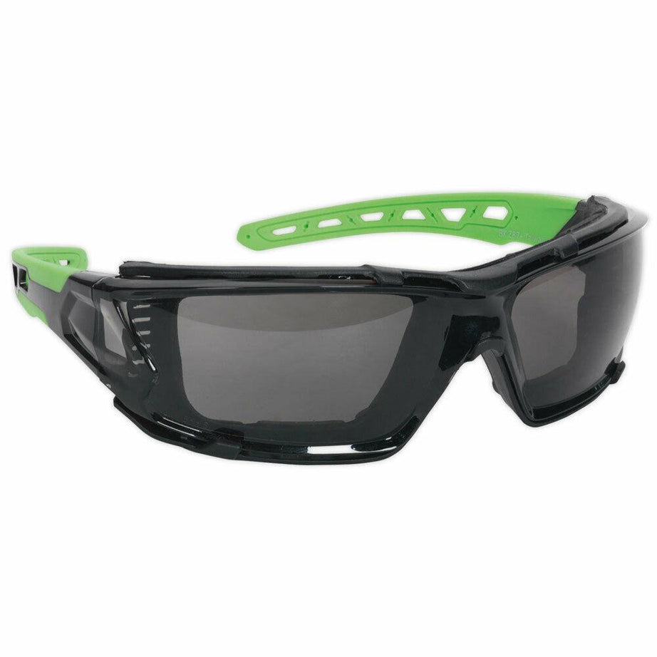 Sealey Safety Spectacles with EVA Foam Lining - Anti-Glare Lens