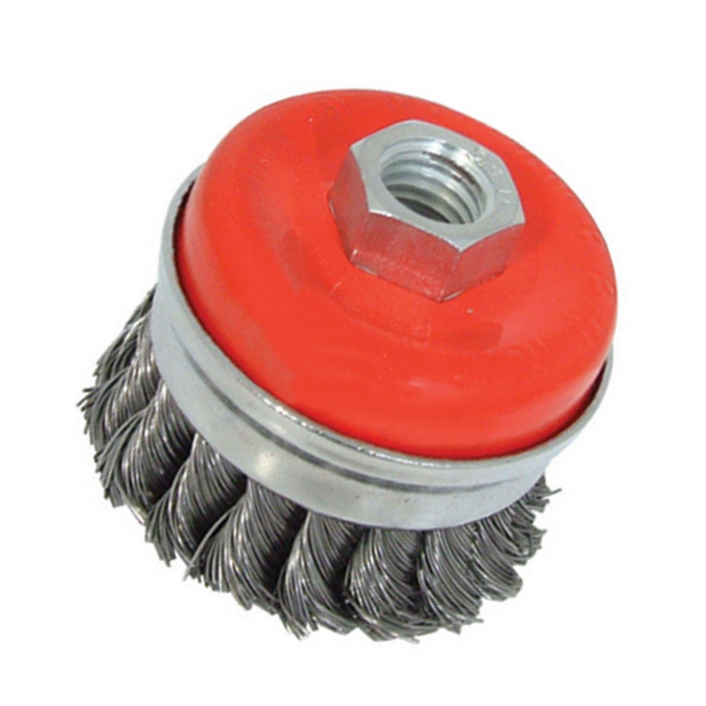 Steel Twist-Knot Cup 65mm Abrasive Grinding Paint Rust Removal DIY Kit