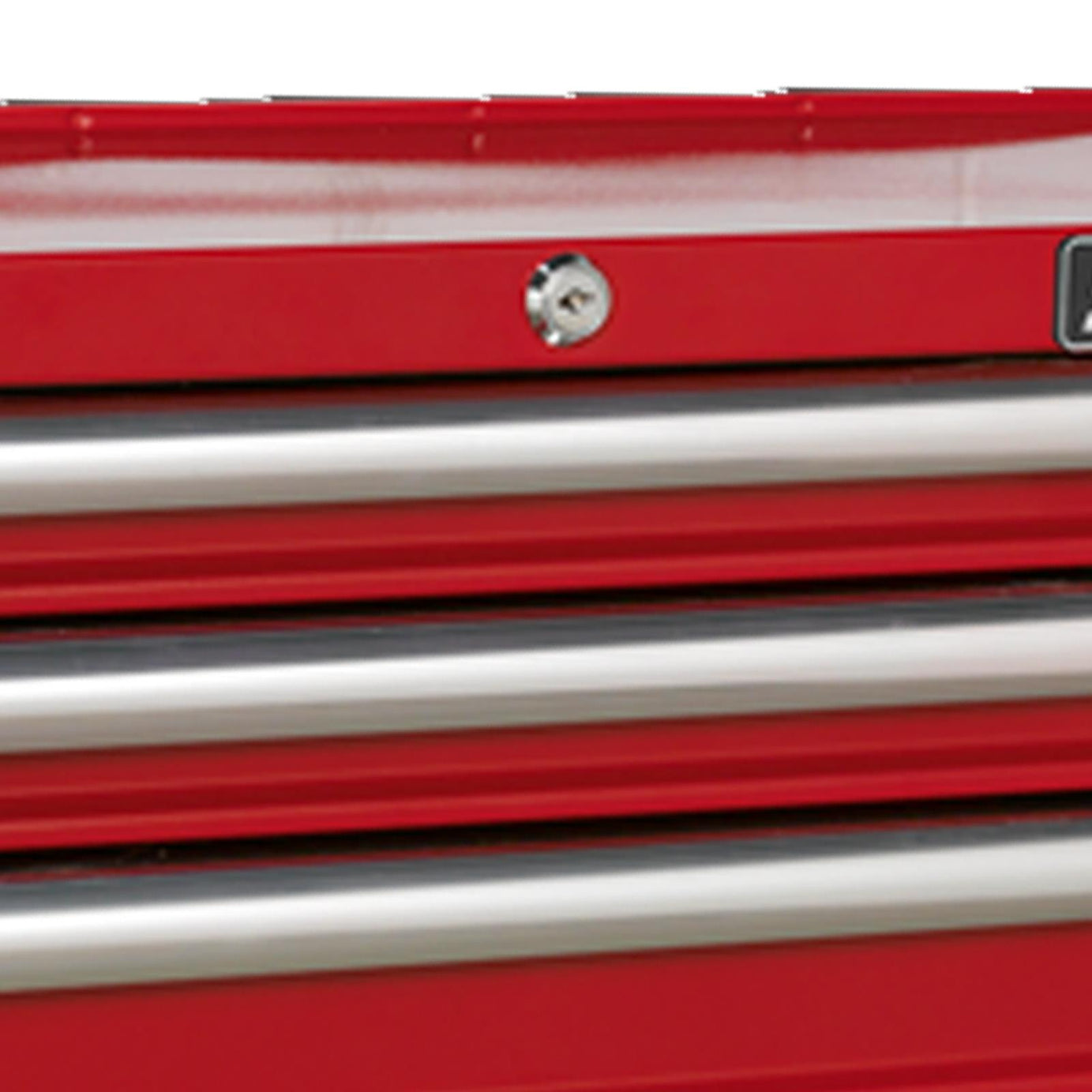 Sealey Mid-Box 3 Drawer with Ball Bearing Slides - Red