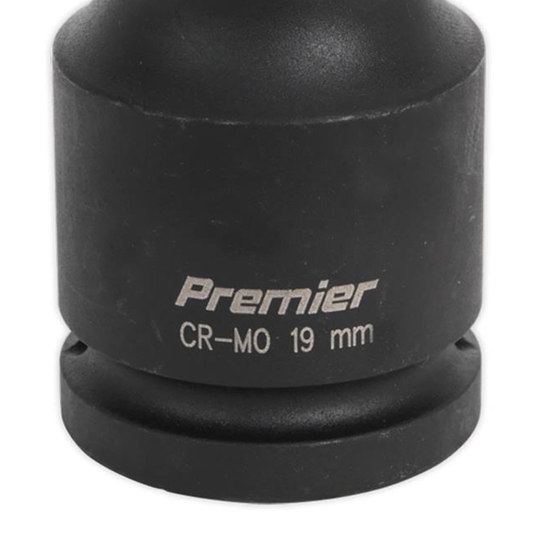 Sealey Impact Socket 19mm Deep 3/4"Sq Drive