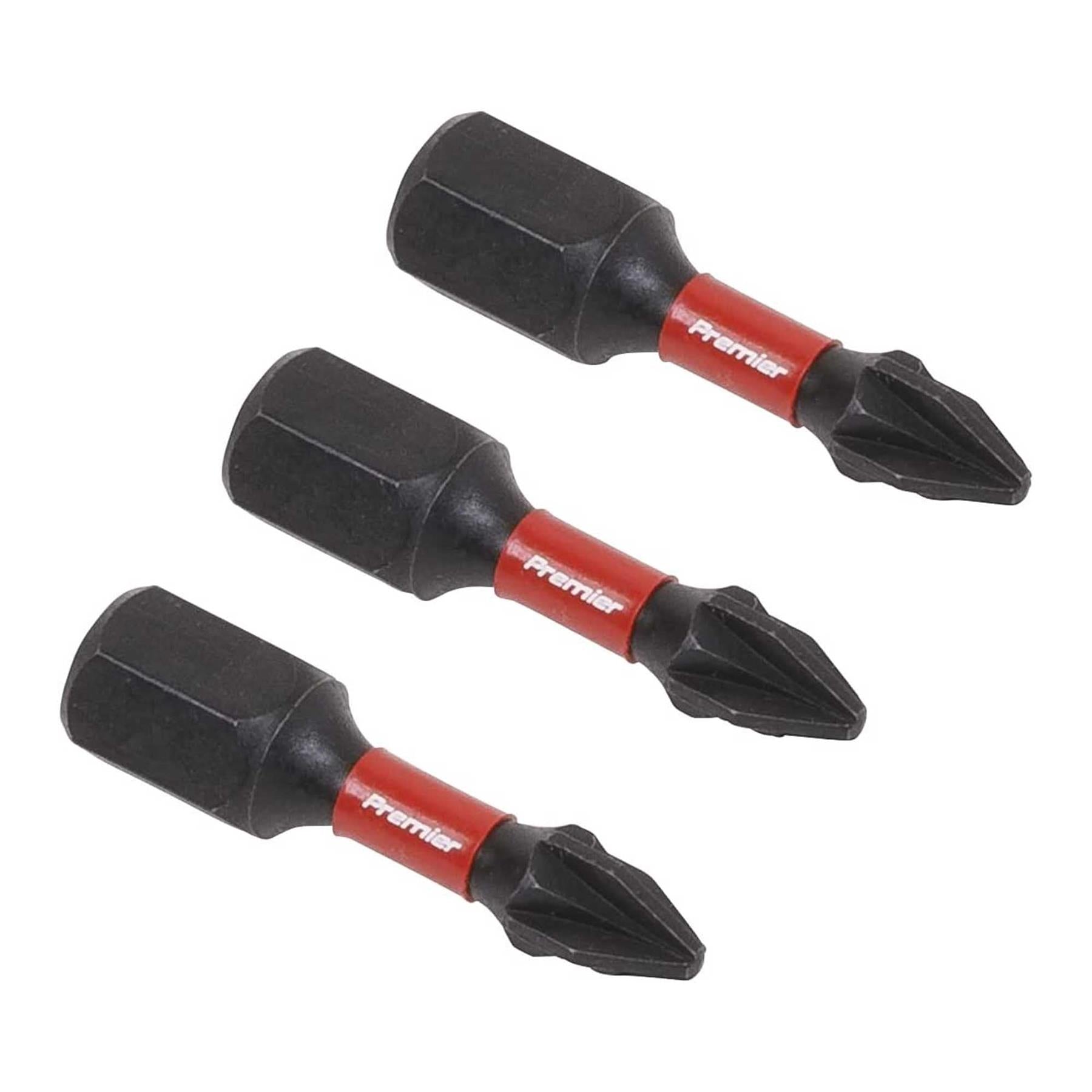 Pozi #1 Impact Power Tool Bits 25mm - 3pc