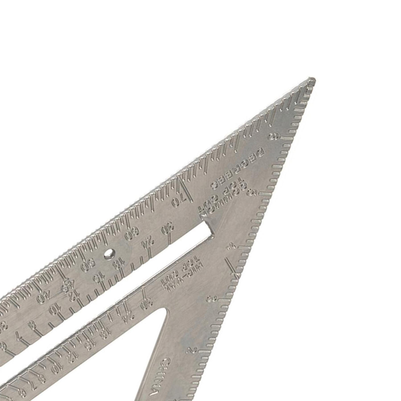 7'' Aluminium Alloy Roofing Square With Raised Imperial Graduations New