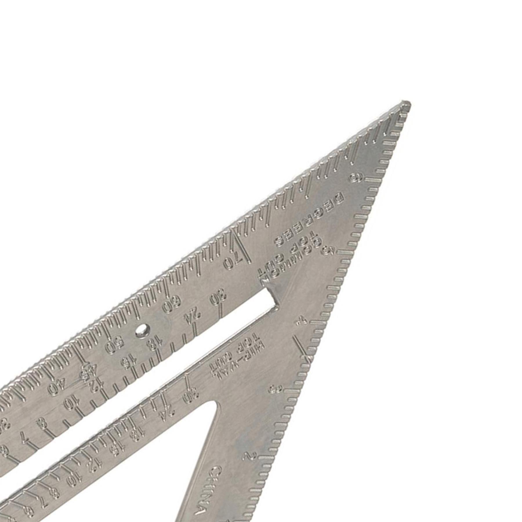 7'' Aluminium Alloy Roofing Square With Raised Imperial Graduations New