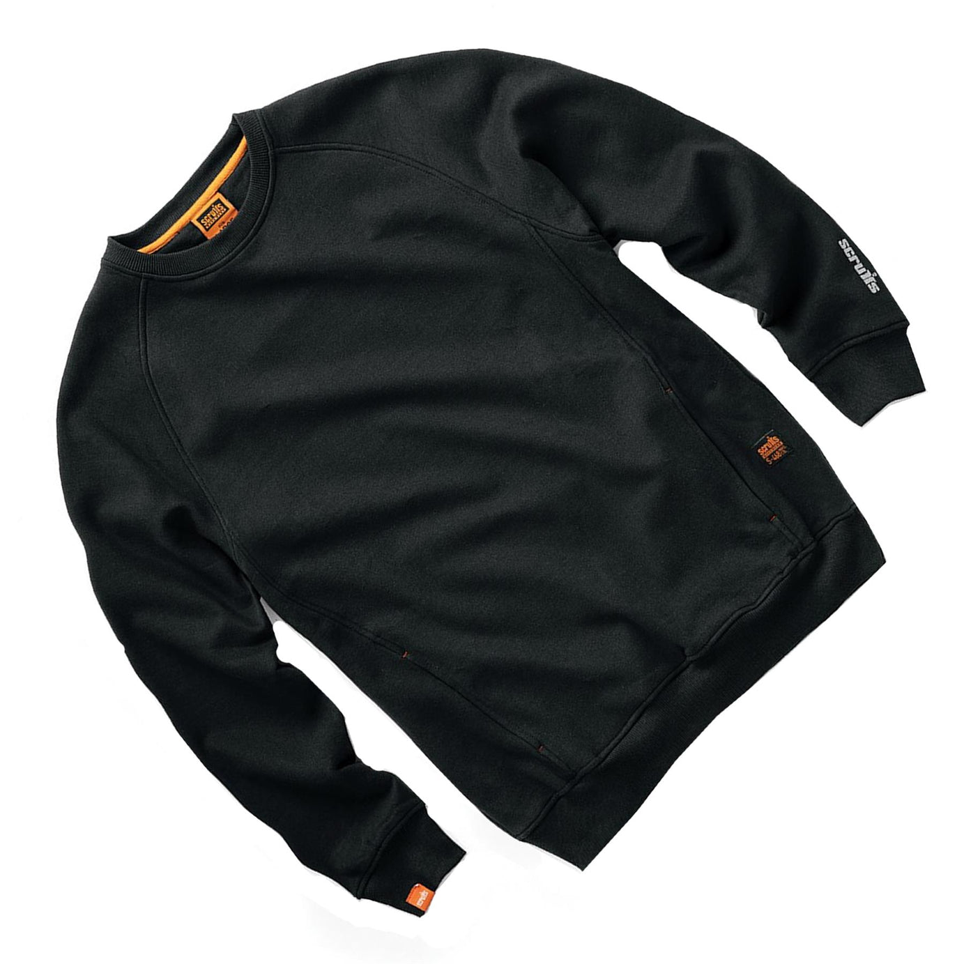 Scruffs Eco Worker Shirt Mens Work Sweatshirt Black M