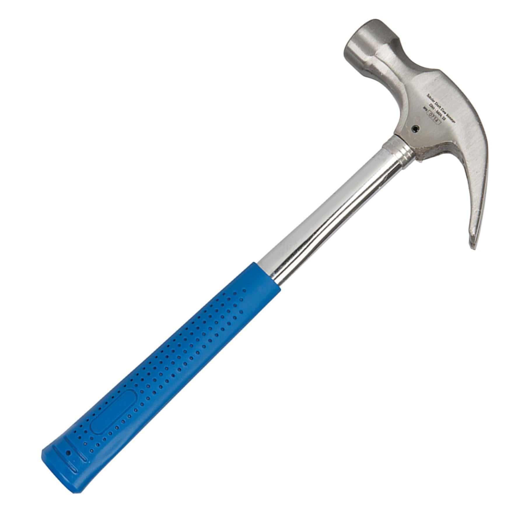 Heavy Duty Tubular Shaft Claw Hammer 16Oz (454G) High Grip Woodwork Workshop DIY