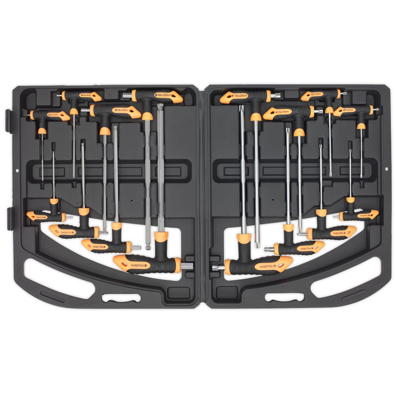 Sealey T-Handle TRX-Star* & Hex Key Set 16pc