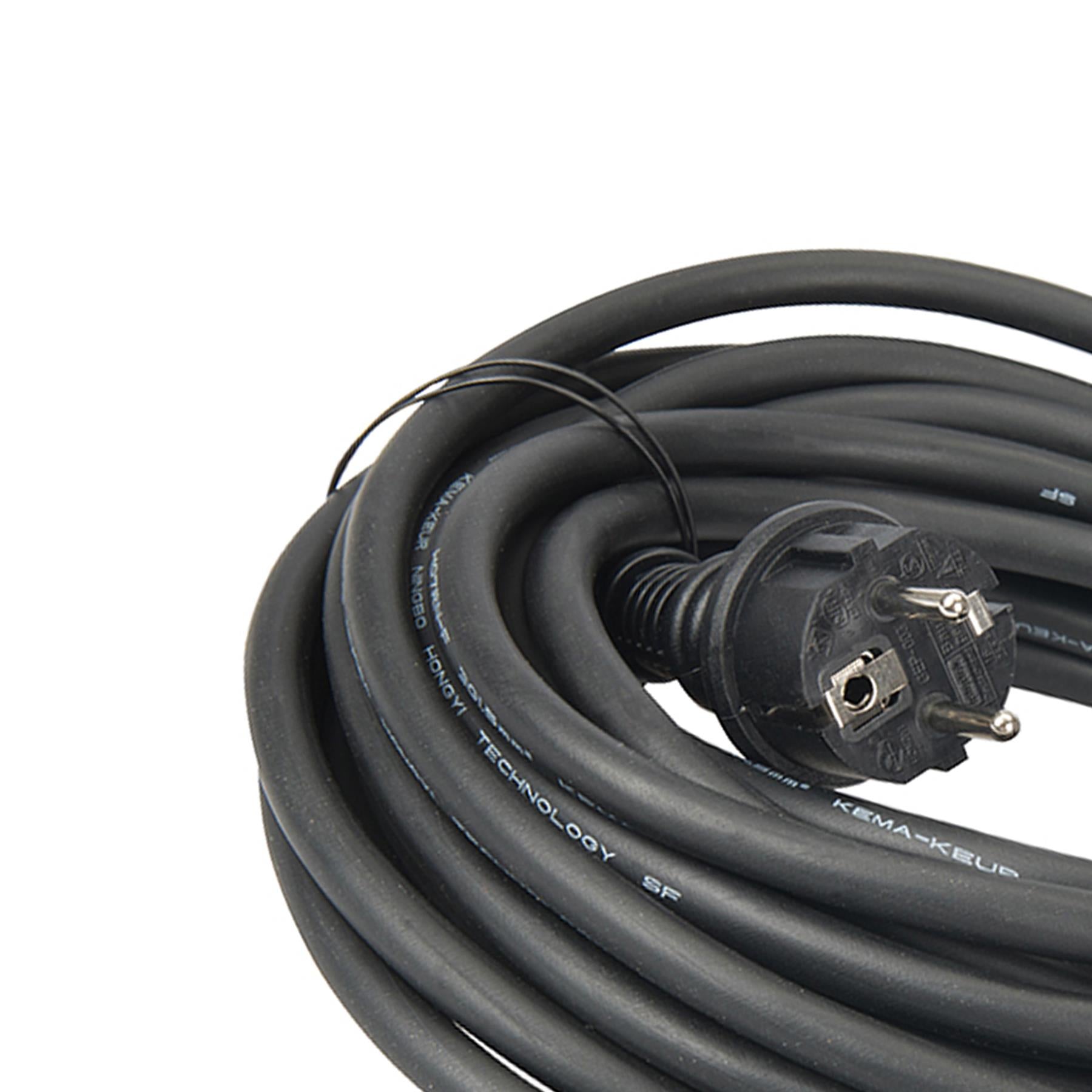 French Type Spring Loaded E Schuko Extension Lead Electric Tool 10M Max Load 3680W