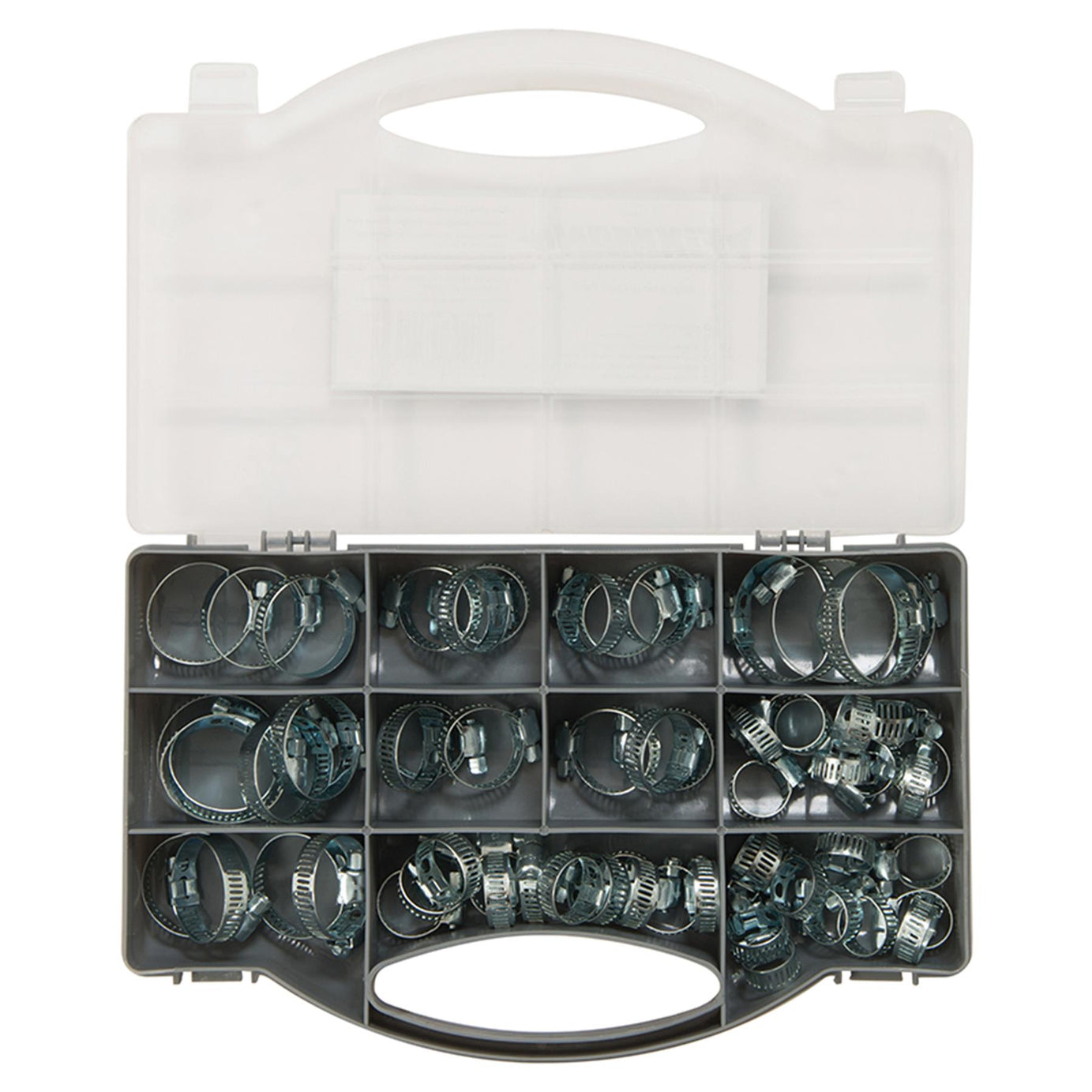 60Pce Hose Clips Pack Strong Tight Securing Air Pipe Drain Hoses Cable