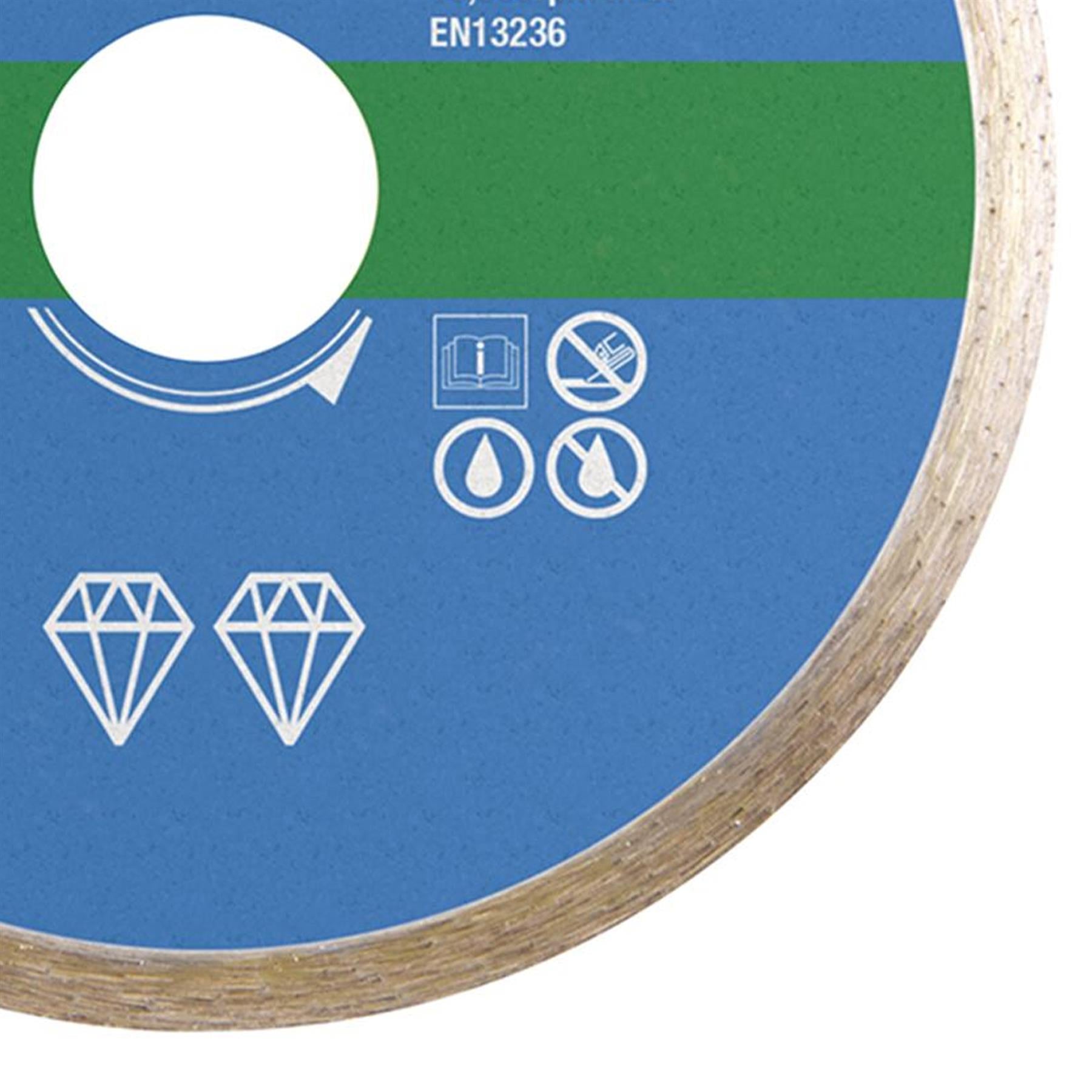 Tile Cutting Diamond Disc 110mm X 22.2mm Continuous Rim Blade Brand New