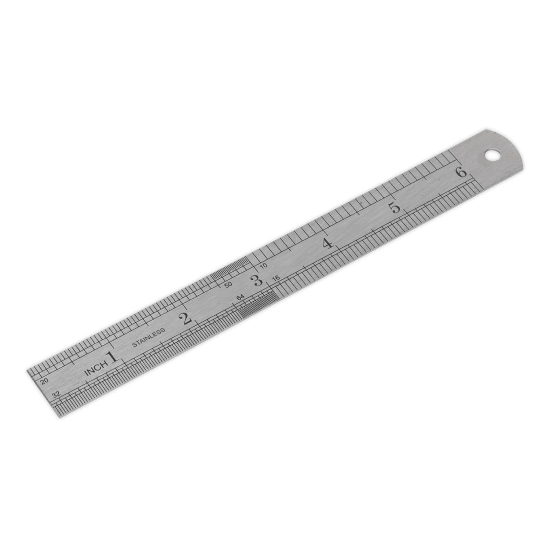 Sealey Steel Rule 150mm/6"