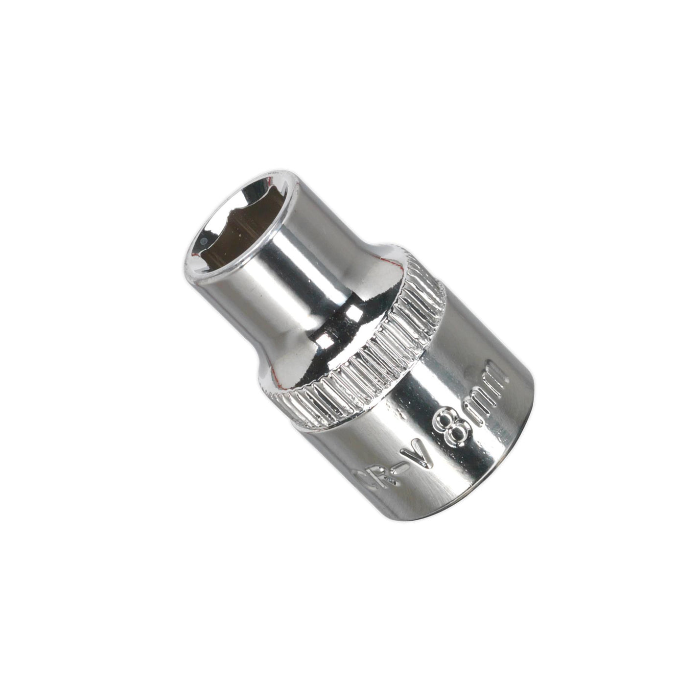 Sealey WallDrive Socket 8mm 3/8"Sq Drive Fully Polished