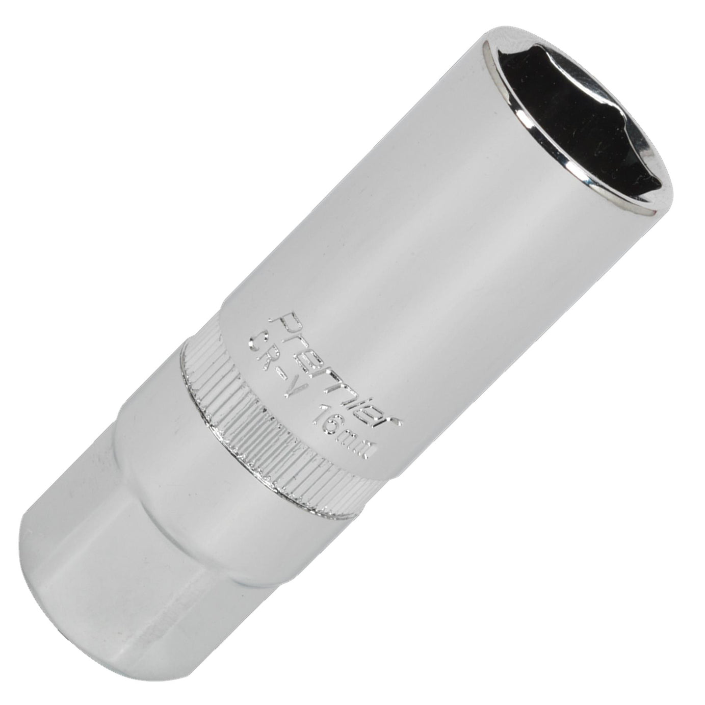 Sealey Spark Plug Socket 16mm 3/8"Sq Drive Chrome Vanadium