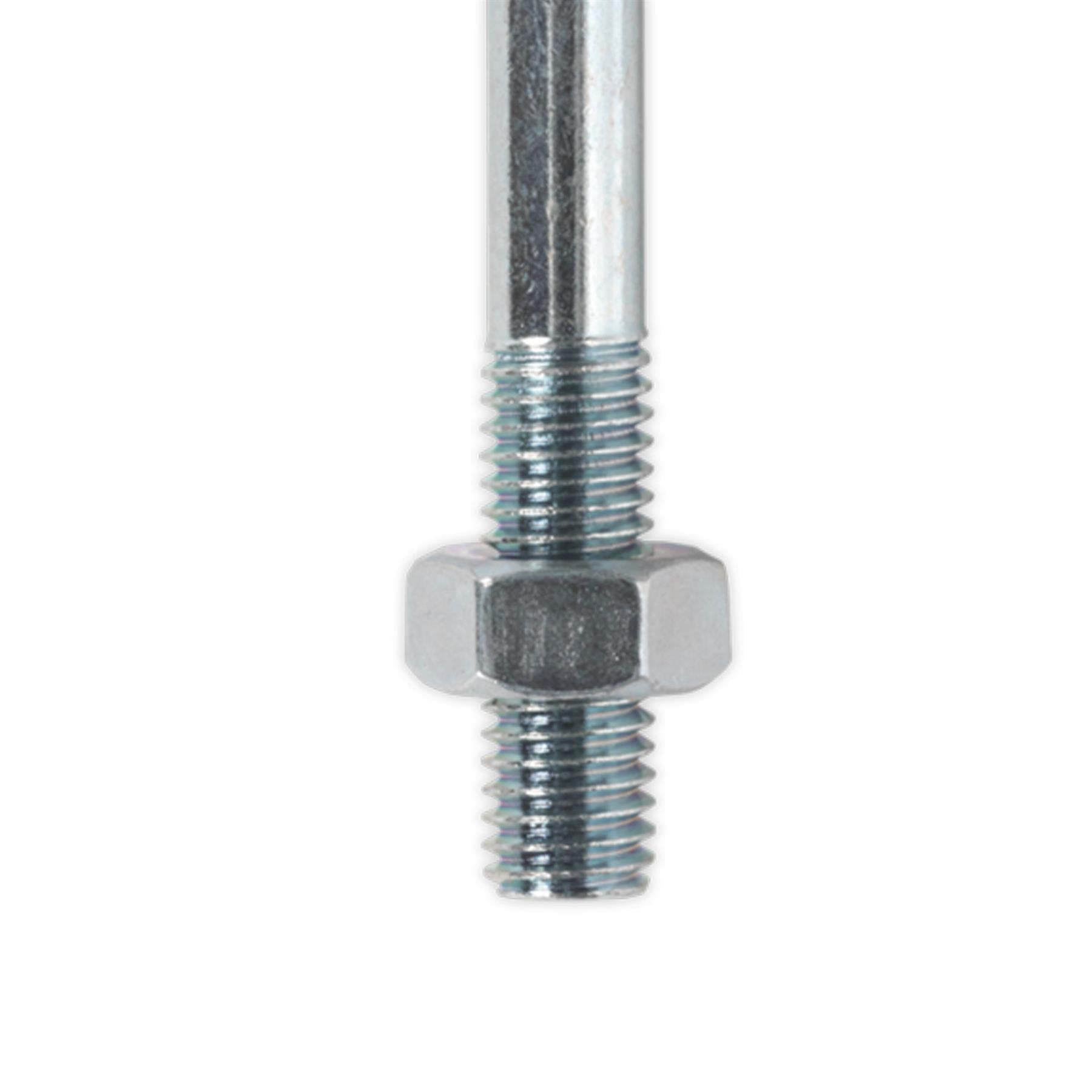 Sealey Coach Bolt & Nut DIN 603 - M8 x 75mm Zinc Pack of 50