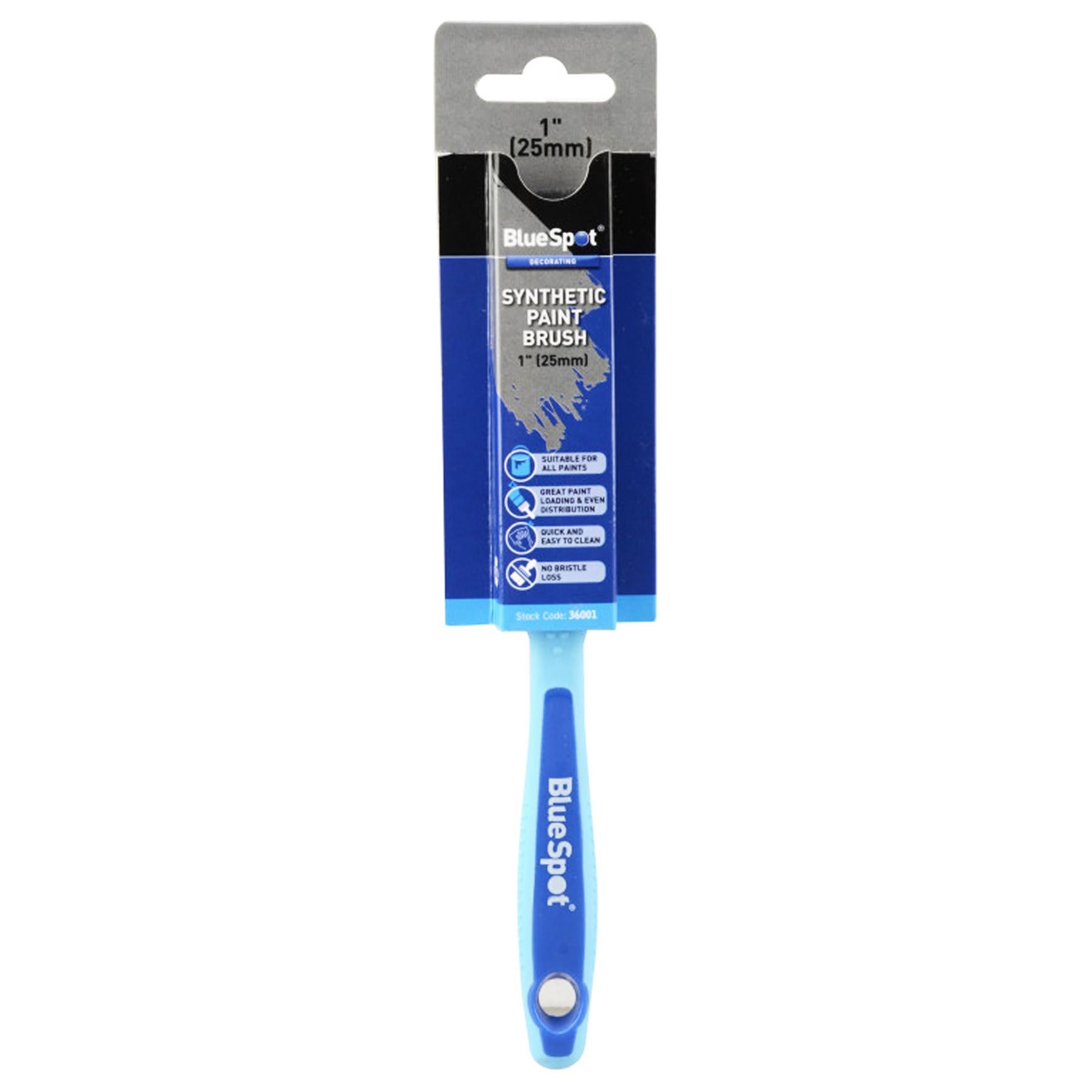 BlueSpot Smoothglide Professional With Soft Grip Paint Brush 1" (25mm) Angled