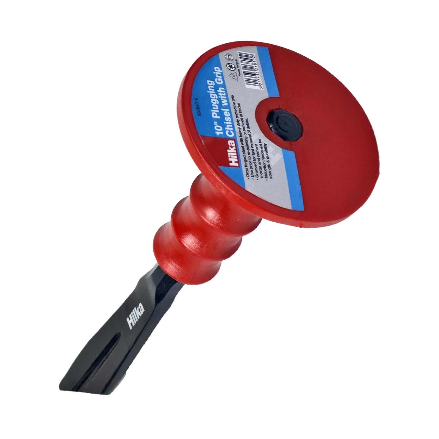 Plugging chisel with grip